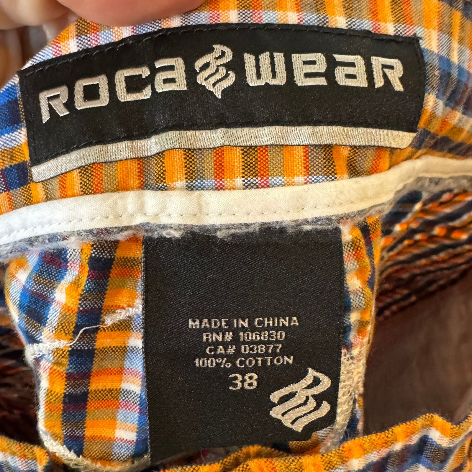 Rocawear Vintage Rocawear Spellout Plaid Shorts Y2K Men's Size 38" Size US 38 / EU 54 - 5 Thumbnail