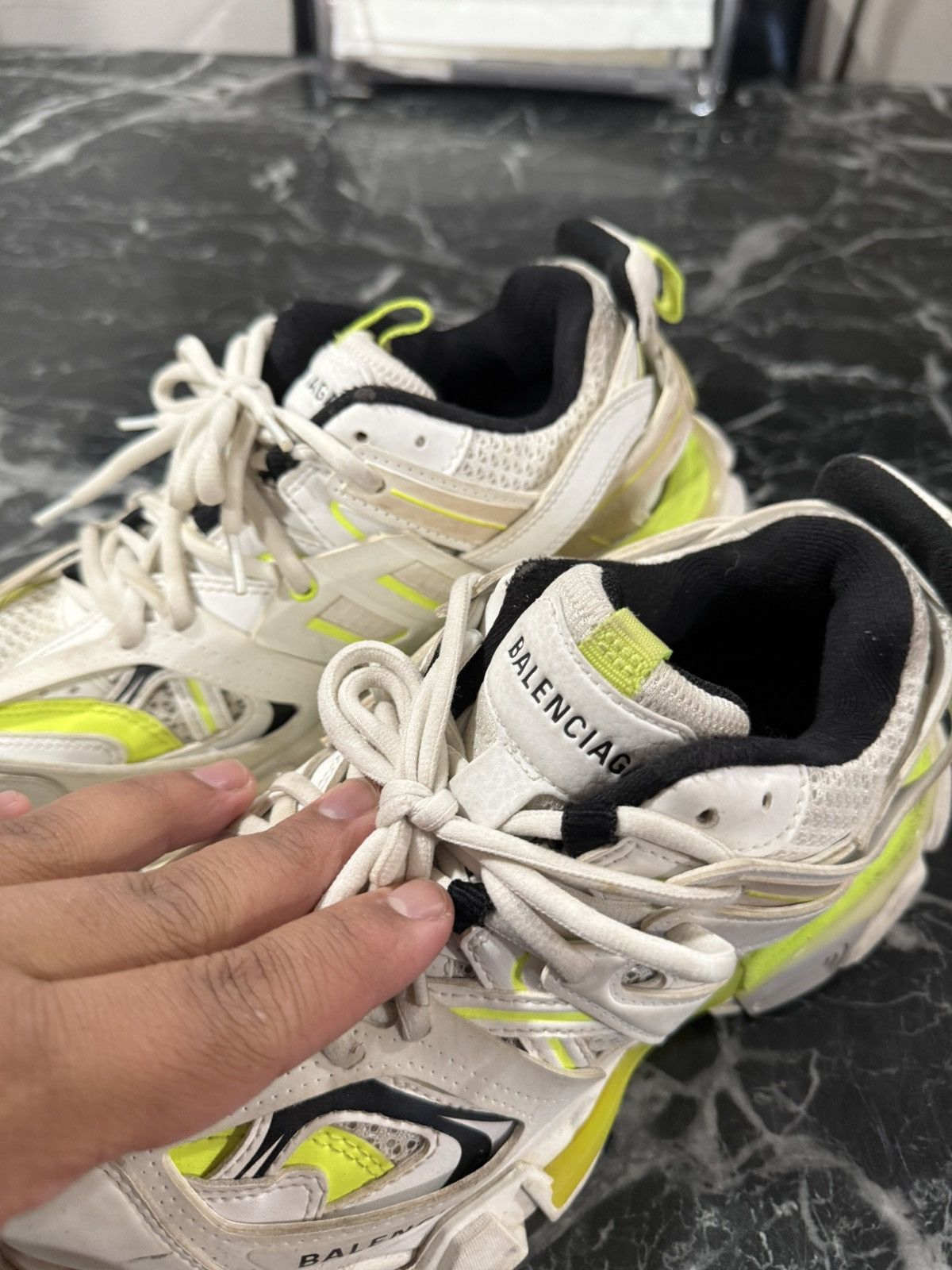 Balenciaga Balenciaga Track White Yellow Size 37 EU / 7 US Size US 7 / IT 37 - 16 Thumbnail