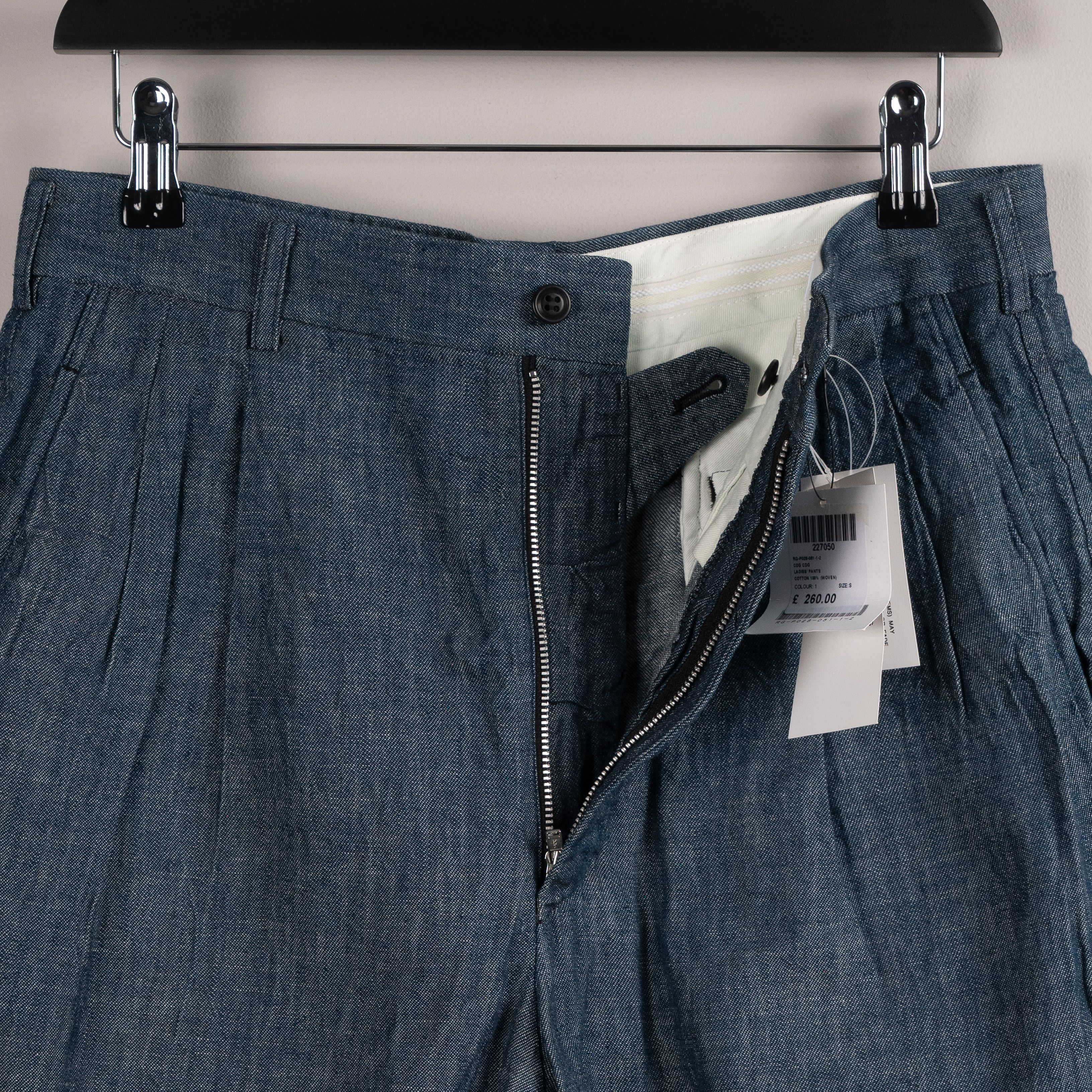 Comme des Garcons Comme Des Garçons SS11 Pleated Shorts Blue Size 29" - 10 Thumbnail