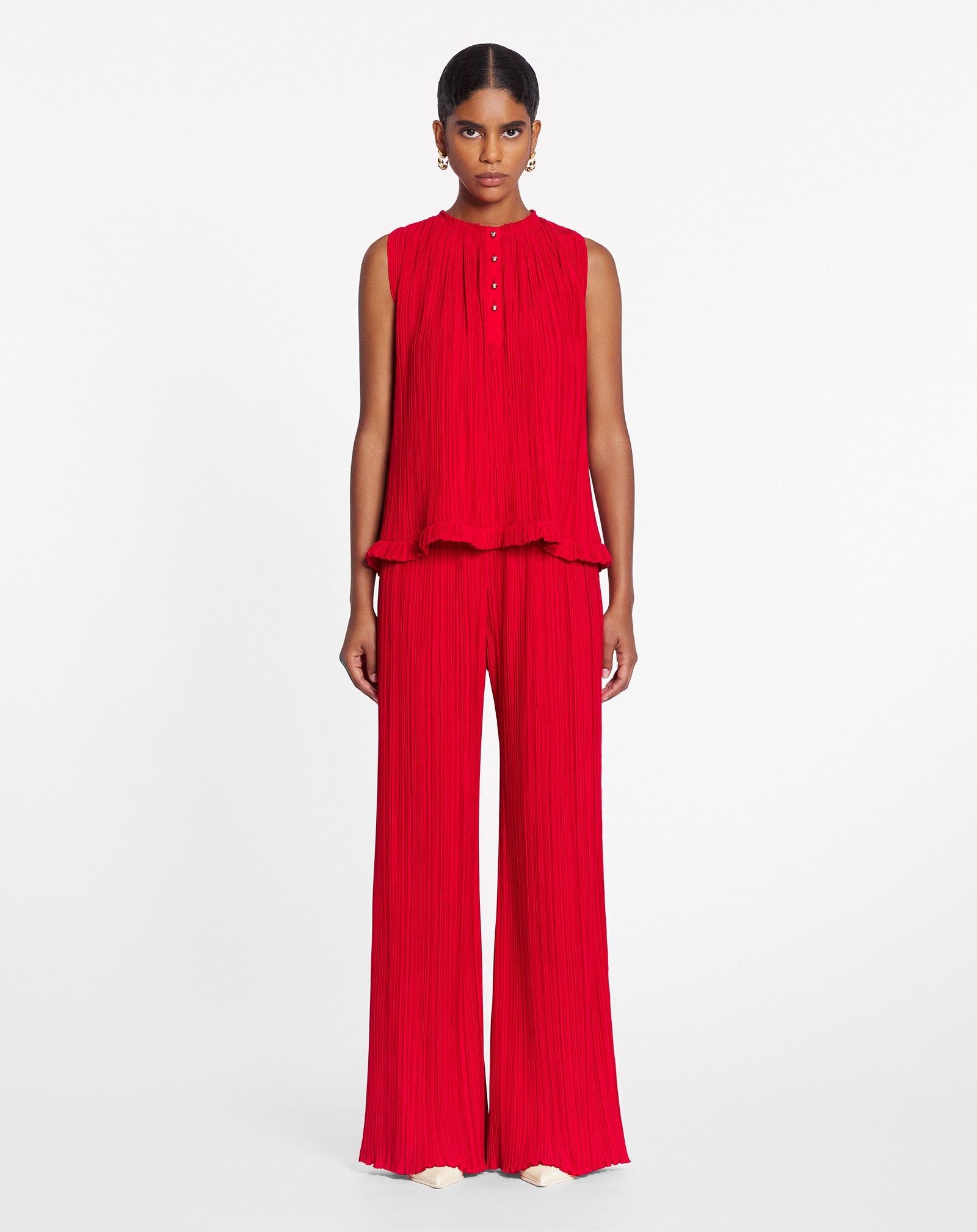 Lanvin o1y0326 Sweatpant in Red Size 27" / US 4 / IT 40 - 5 Thumbnail