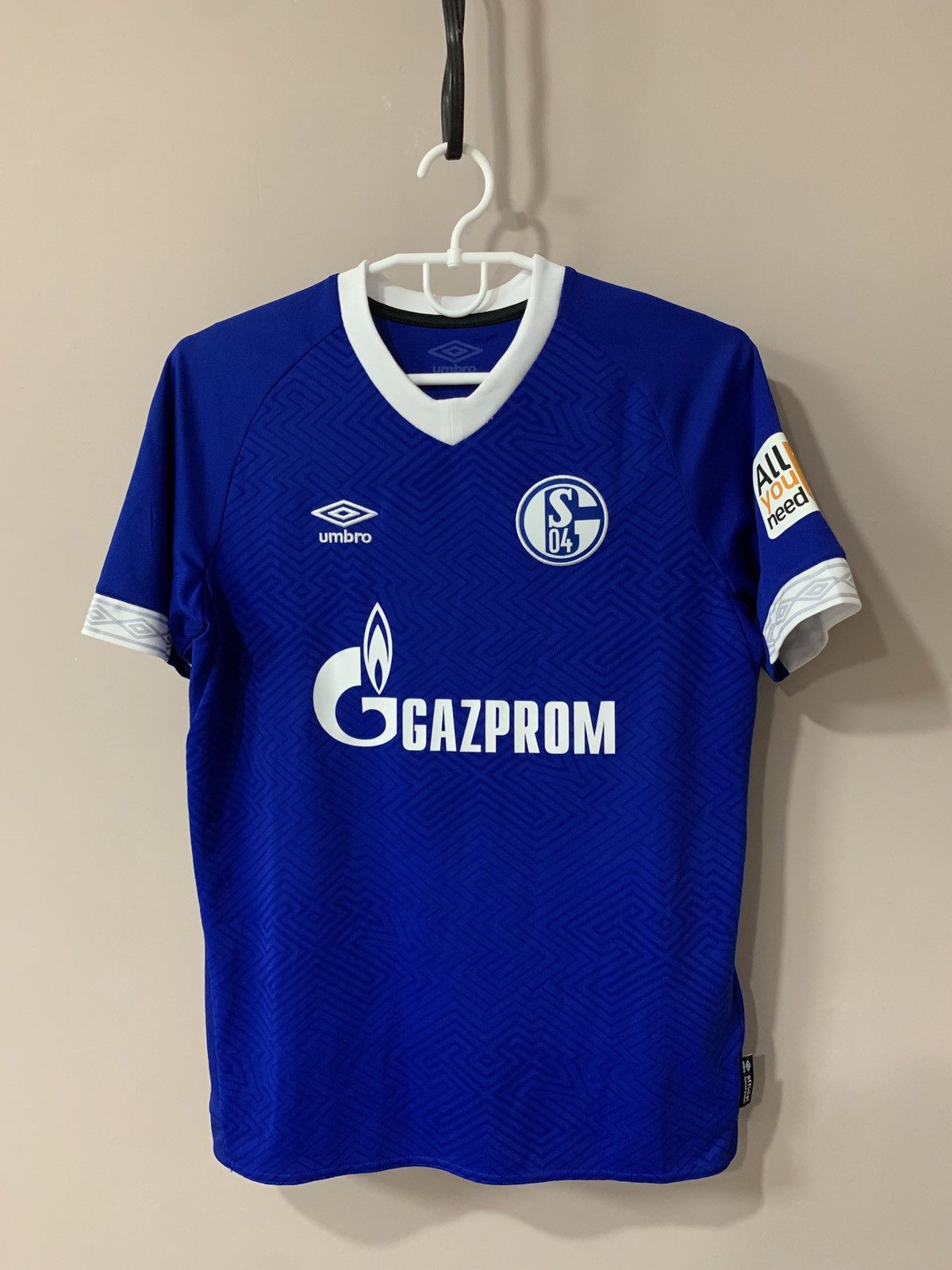 Umbro Schalke 04 Home Football Shirt Umbro Soccer Jersey NUBEL #35 Size US XS / EU 42 / 0 - 2 Thumbnail