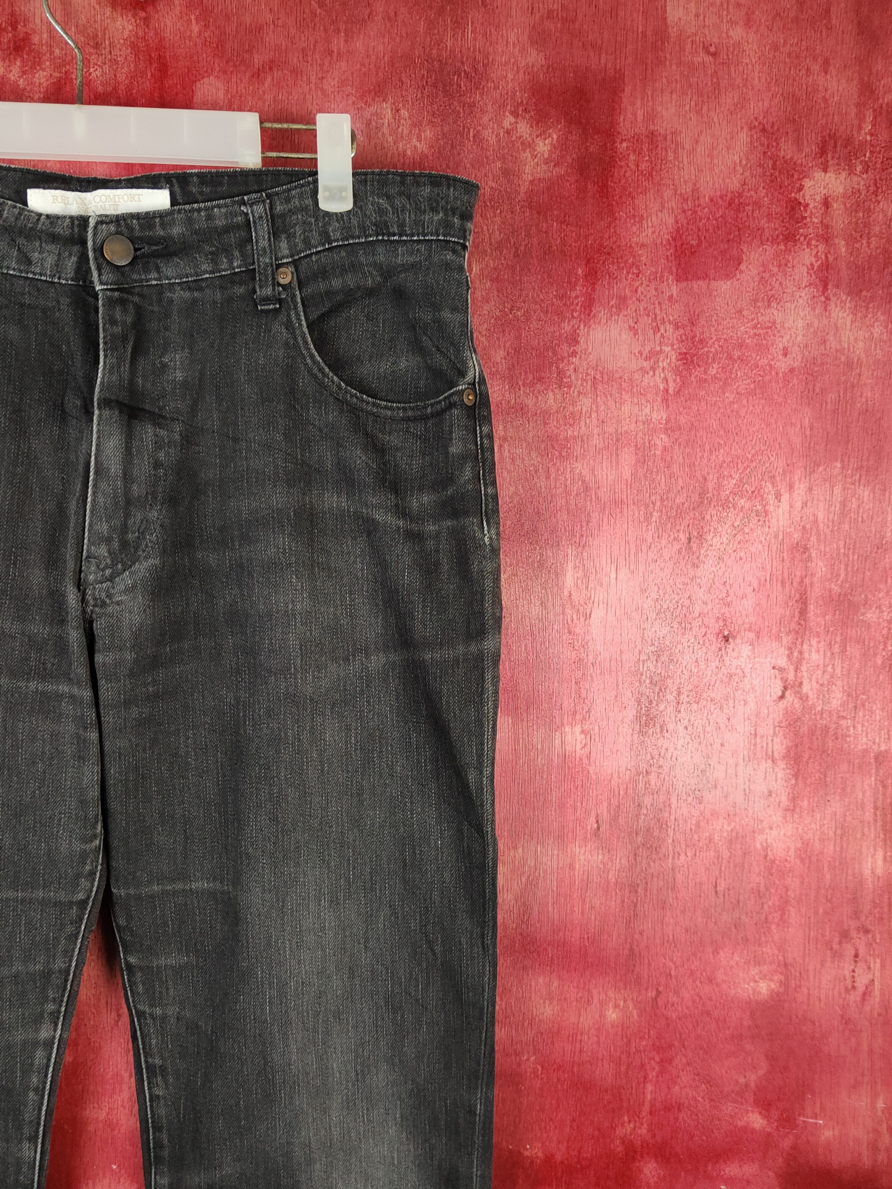 Japanese Brand Uniqlo Blue Faded Distressed Ripped Jeans #S1701 Size US 33 - 6 Thumbnail