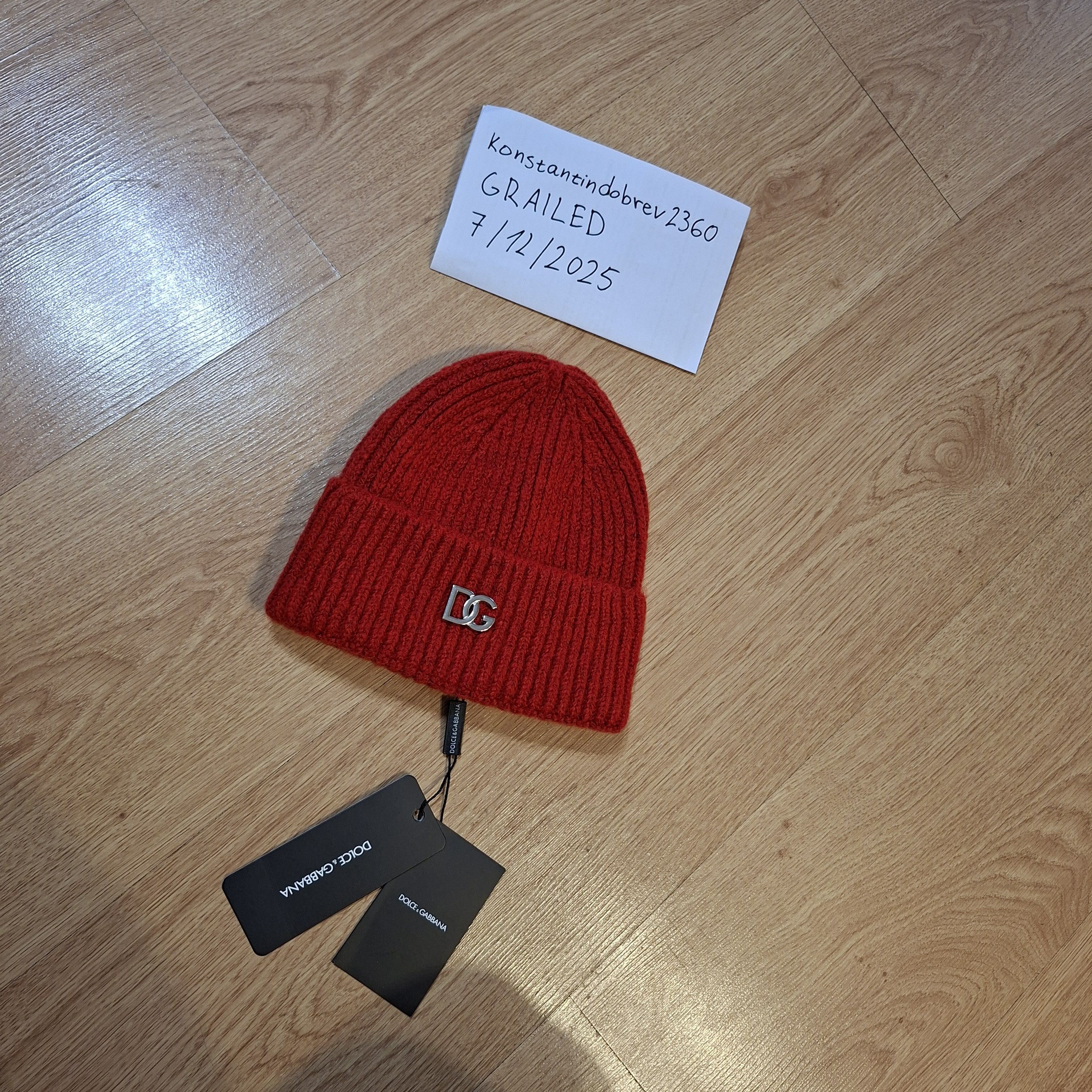 Dolce & Gabbana Dolce Gabbana red hat Size ONE SIZE - 3 Thumbnail