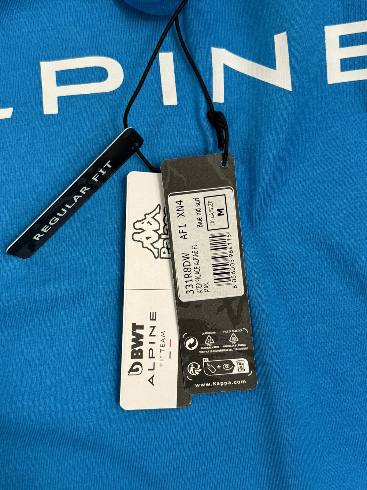 Kappa × Palace PALACE X KAPPA FOR ALPINE T-SHIRT | Grailed