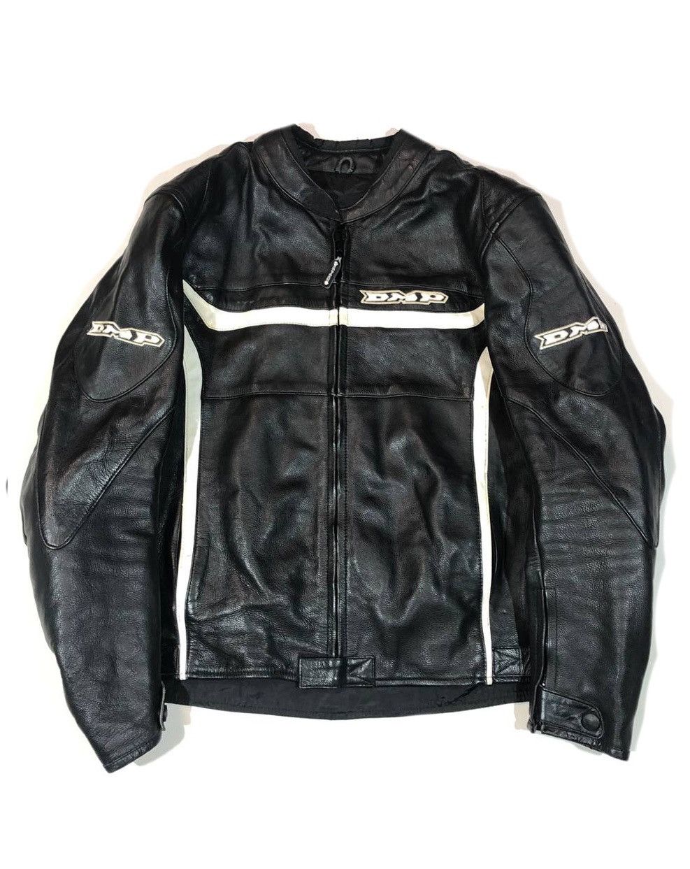 image of Dmp Racing Moto Leather Jacket in Black, Men's (Size 2XL)