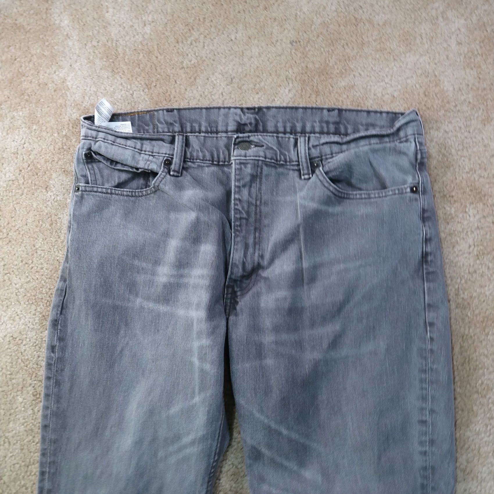 Levi's Levi's 511 Slim Straight Jeans Men's 38x30 Gray Denim Stretch Slim Fit Casual Pants Regular Rise Ultimate 5-Pocket Mens Size US 38 / EU 54 - 2 Thumbnail