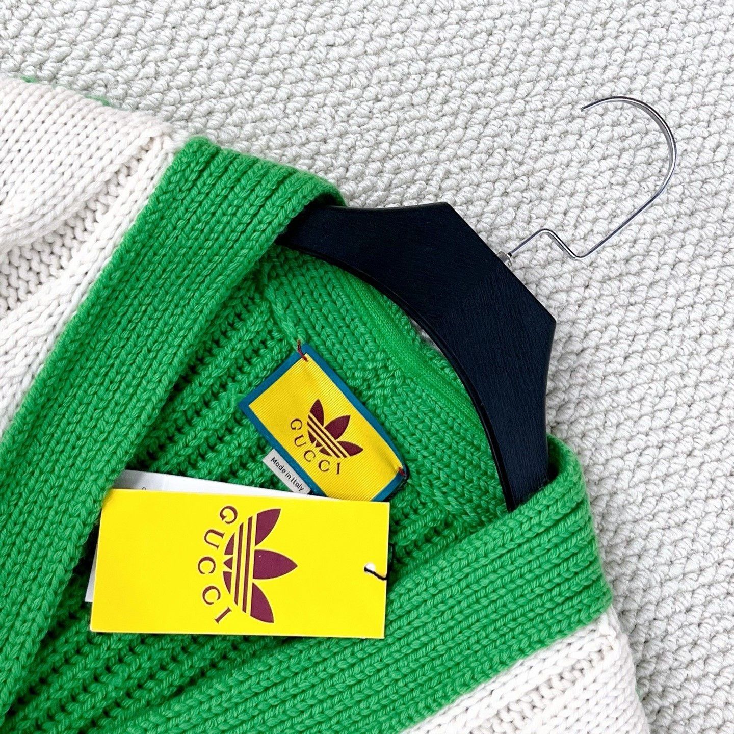 Gucci Gucci x Adidas Logo Knit Cardigan Size US S / EU 44-46 / 1 - 3 Thumbnail