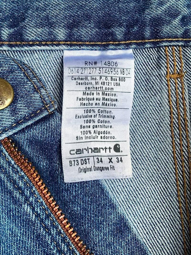Carhartt Faded Dark Stone Carhartt Doublekne B73-BDST🪡Grunge Size US 34 / EU 50 - 4 Thumbnail