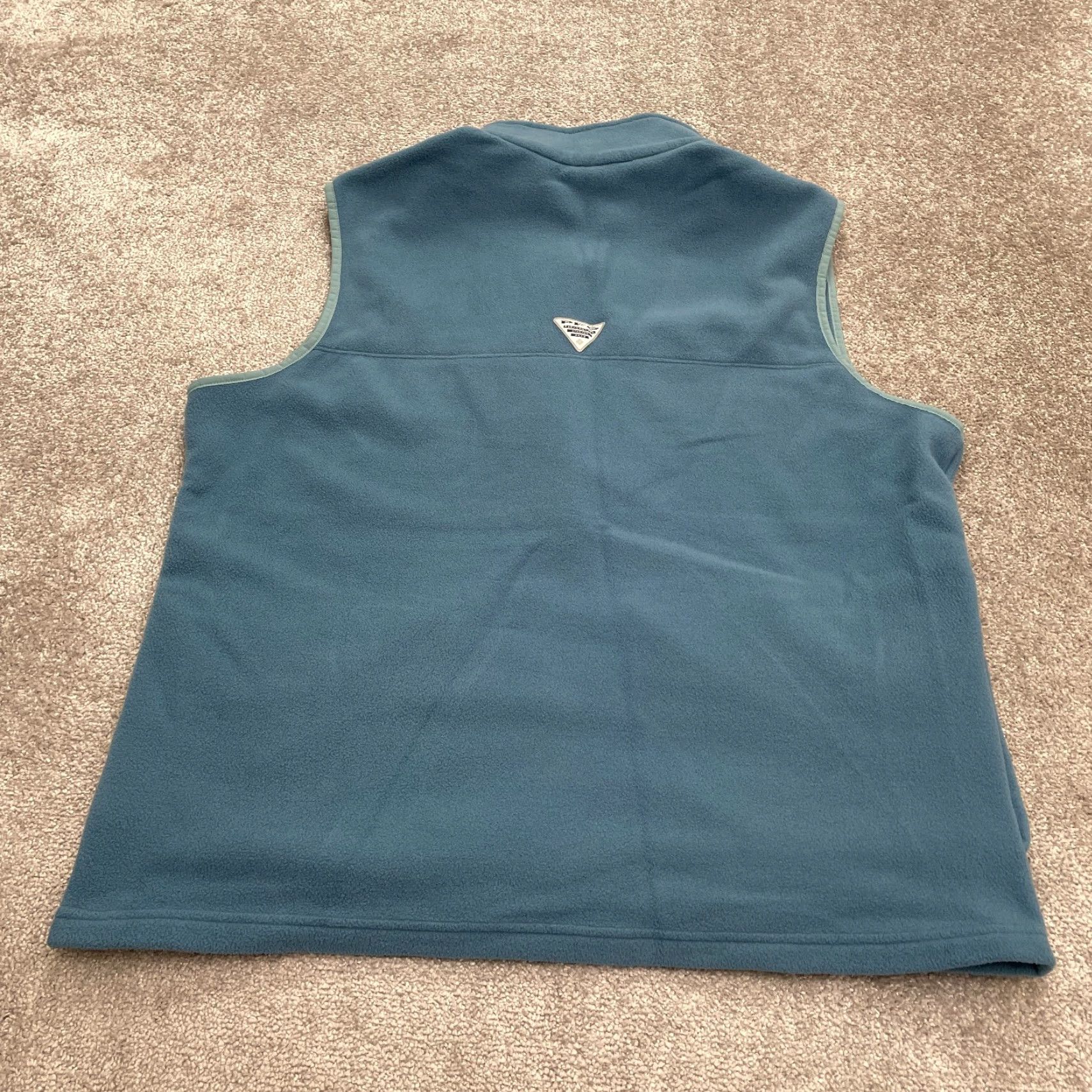 Vintage Columbia Vest Harborside Fleece Blue XL Mens Full Zip Pockets Outdoor Hiking Size US XL / EU 56 / 4 - 2 Thumbnail
