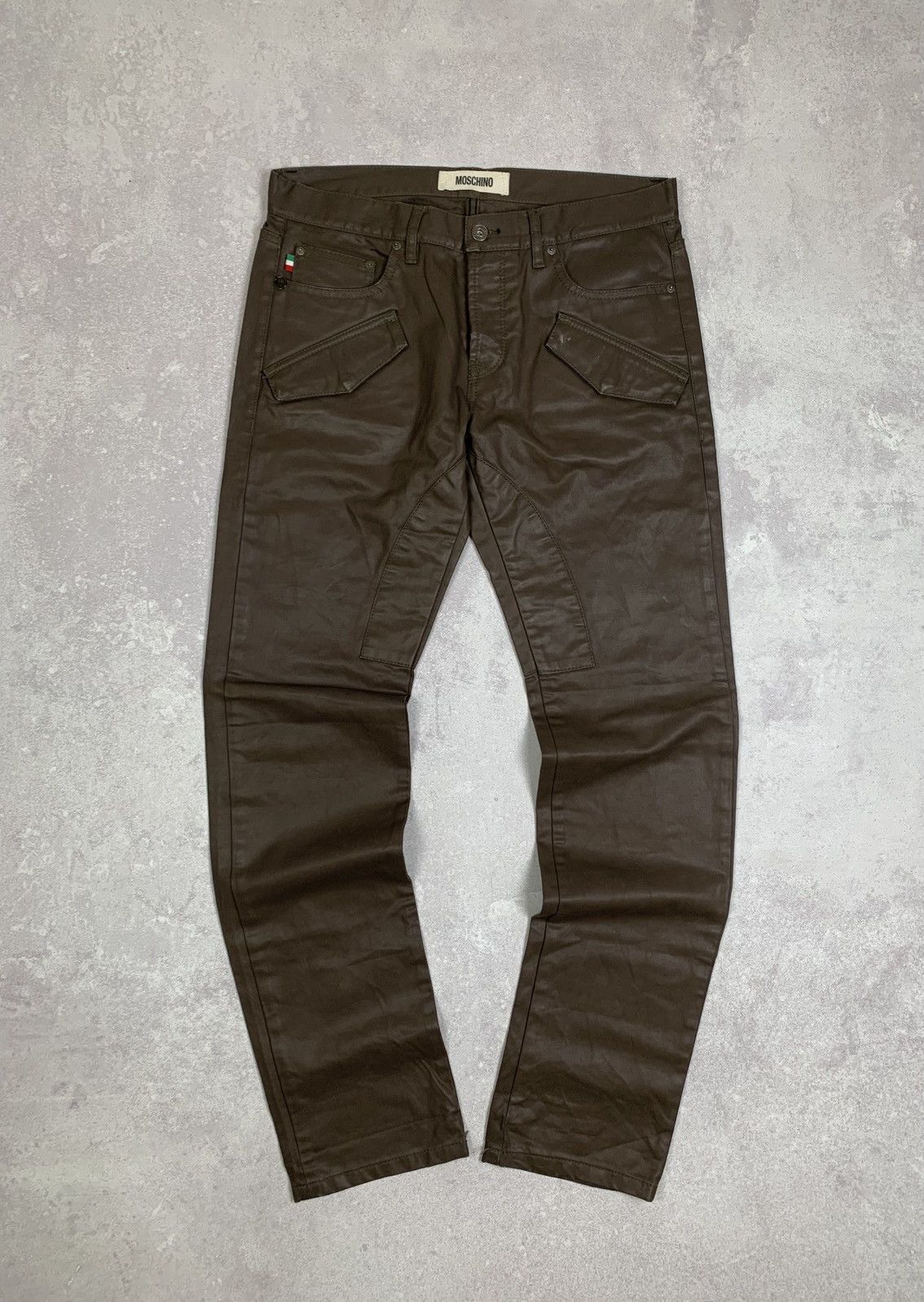 Moschino Moschino Archive Y2K Coated Pants Levi’s Engineered Vibe Size US 31 - 5 Thumbnail