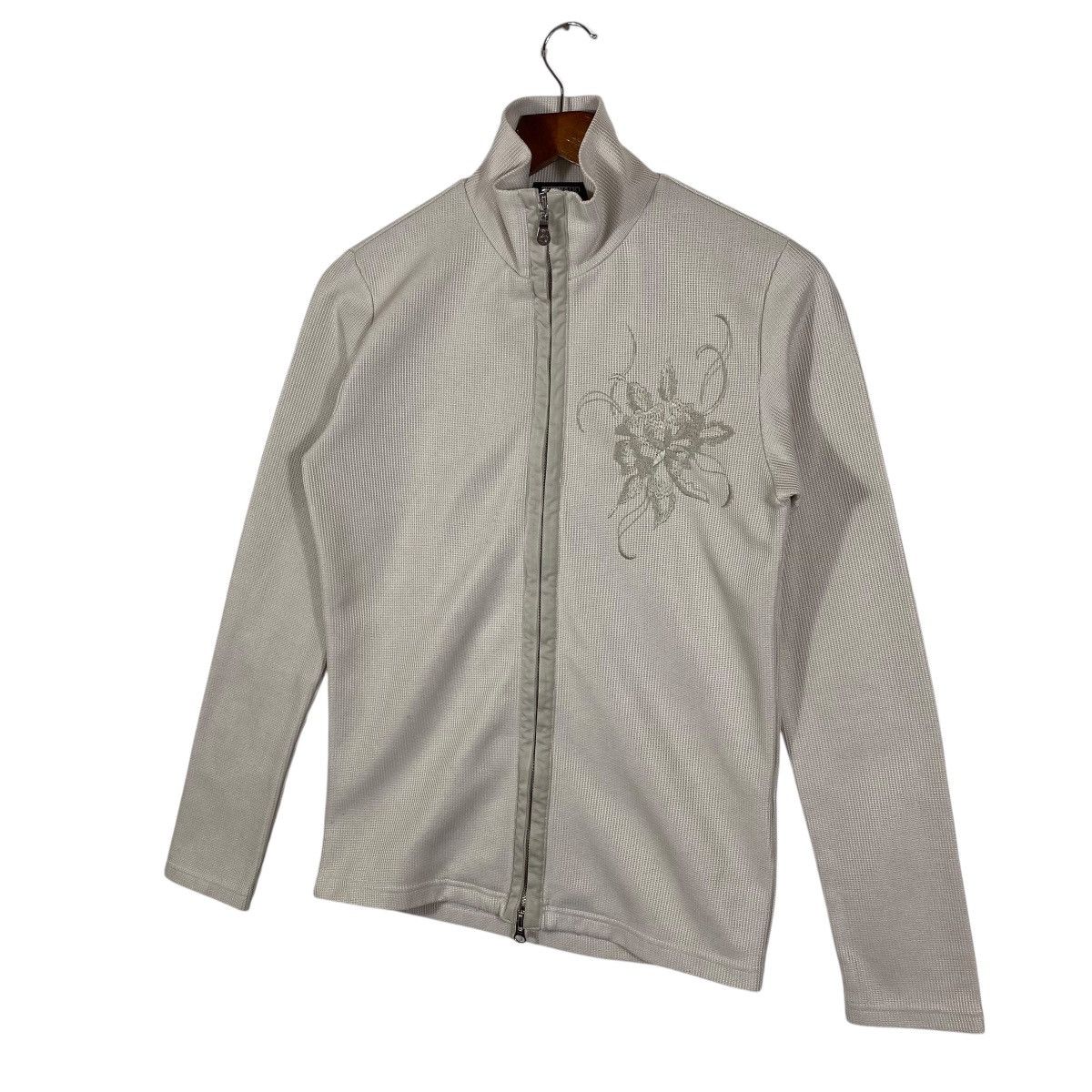 Tornado Mart Vintage 90s Tornado Mart Flower Embroidery Zipper Jacket Size US S / EU 44-46 / 1 - 2 Thumbnail