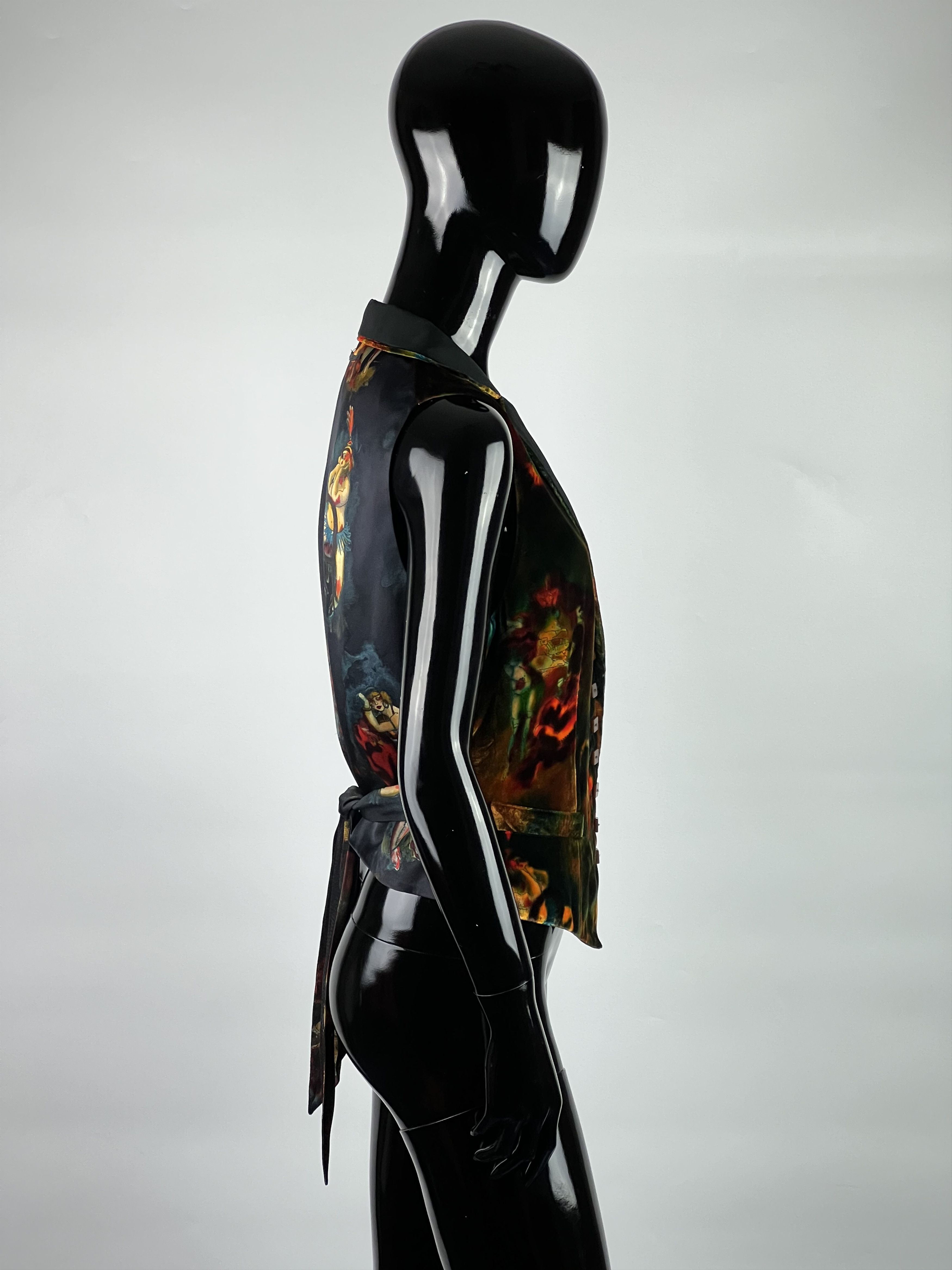 Jean Paul Gaultier Jean Paul Gaultier Vintage Silk Printed Vest US10 Size M / US 6-8 / IT 42-44 - 3 Thumbnail