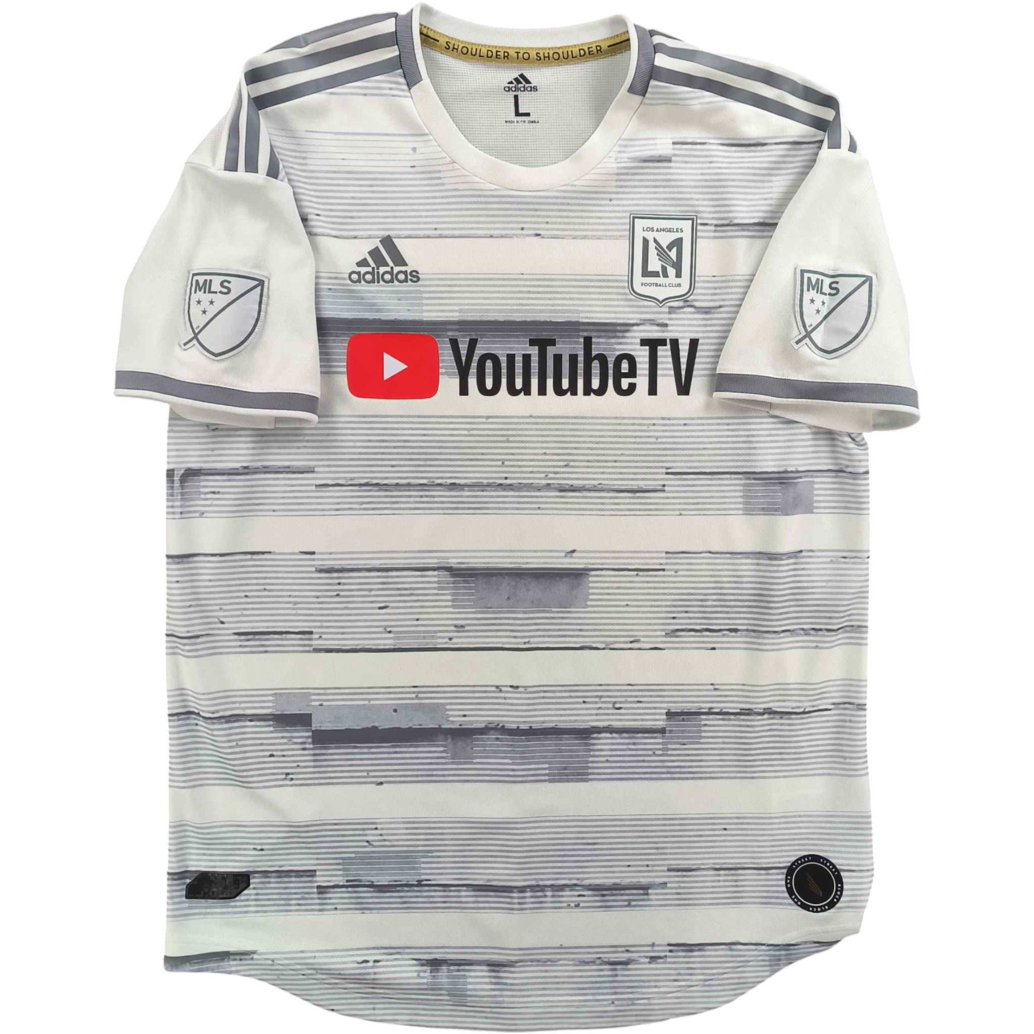 Adidas Los Angeles FC 19-21 away Player Issue football jersey sz L Size US L / EU 52-54 / 3 - 1 Thumbnail