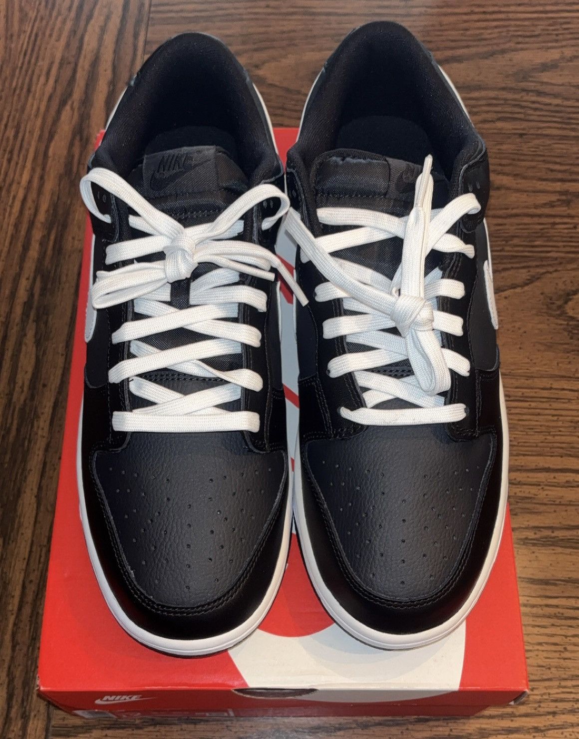 Nike Nike dunk low black Size US 12 / EU 45 - 1 Thumbnail