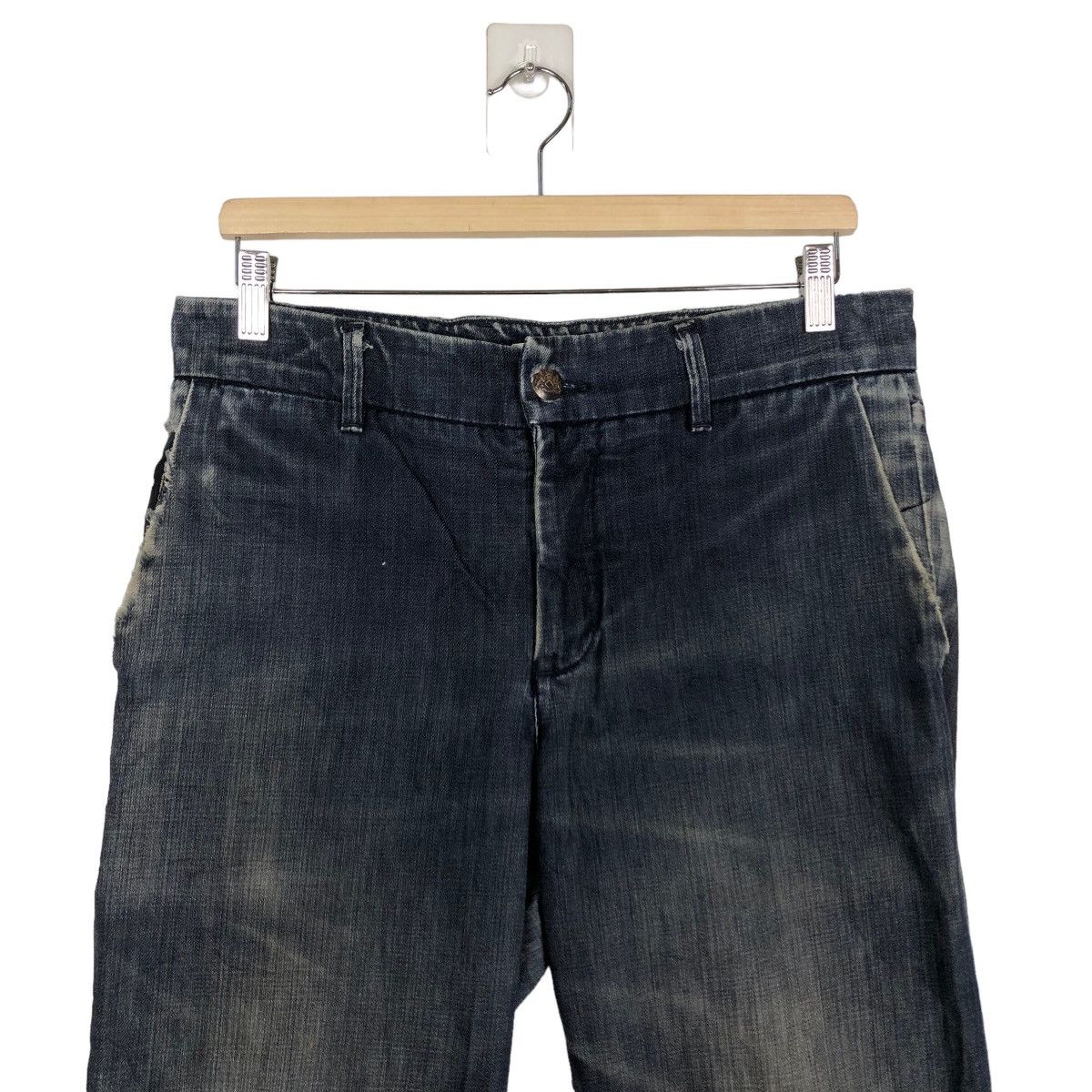 Japanese Brand Rare Distressed Denim Punk Design Fuiry Coulture RaffSimons Size US 32 / EU 48 - 3 Thumbnail