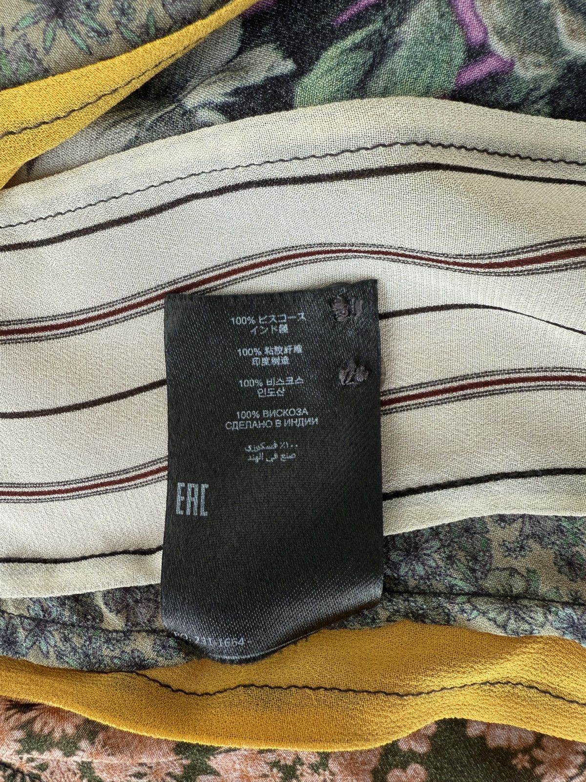 Dries Van Noten Dries van Noten patchwork shirt Size US L / EU 52-54 / 3 - 5 Thumbnail