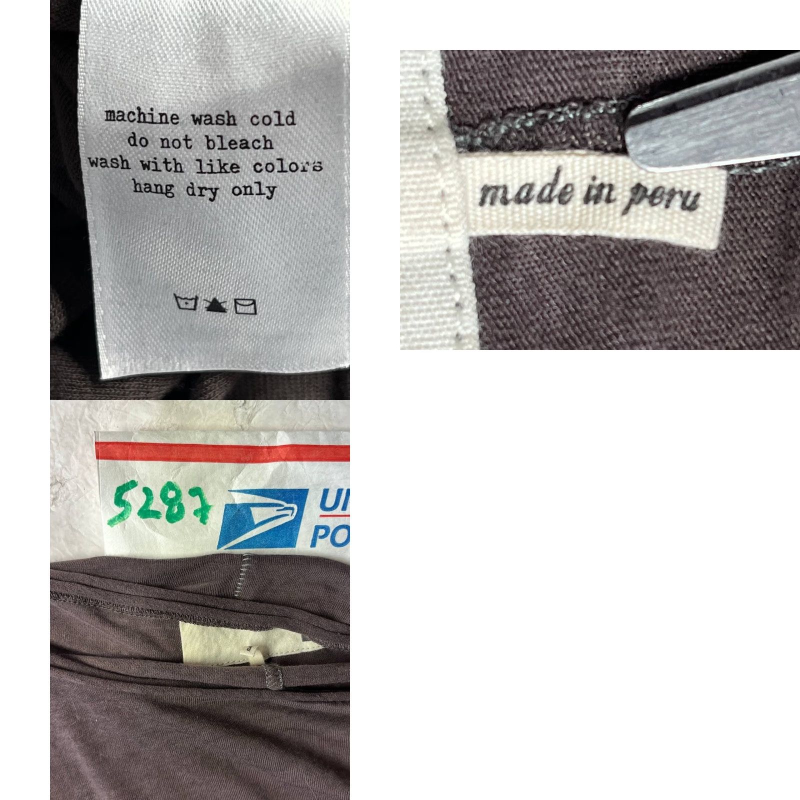 Rag & Bone Rag & Bone Top Women's Brown Size Large Organic Cotton Size L / US 10 / IT 46 - 8 Thumbnail