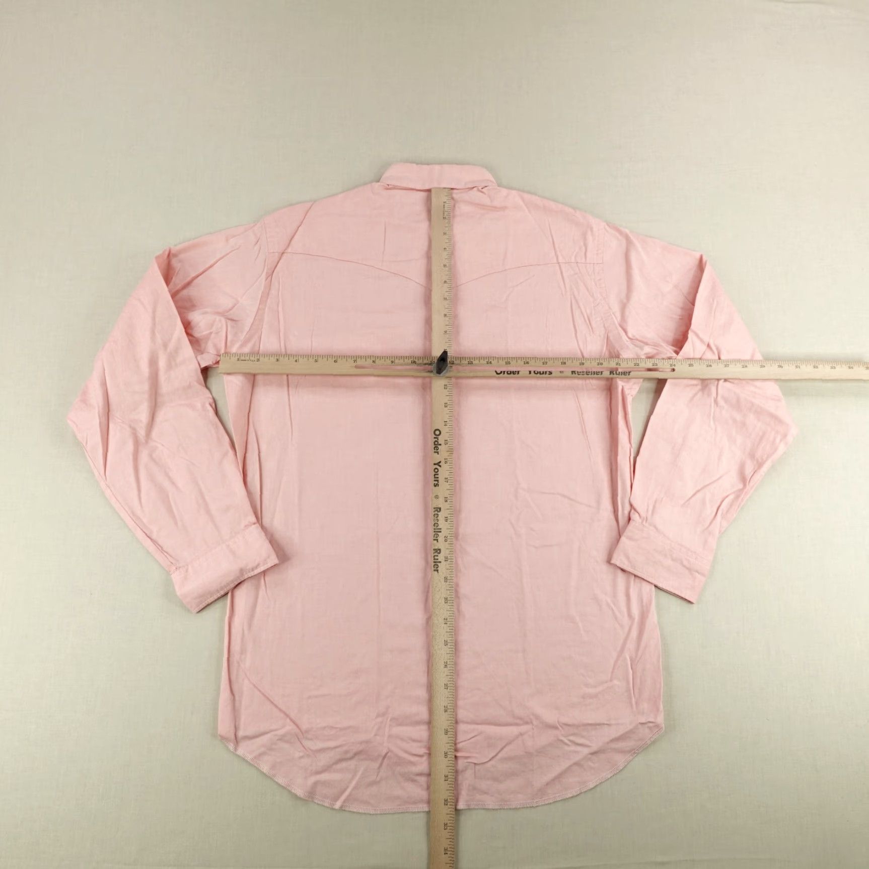 Wrangler VINTAGE Wrangler Pink Western Button-Up Shirt Mens Large Long Sleeve Cowboy 90s Size US L / EU 52-54 / 3 - 5 Thumbnail