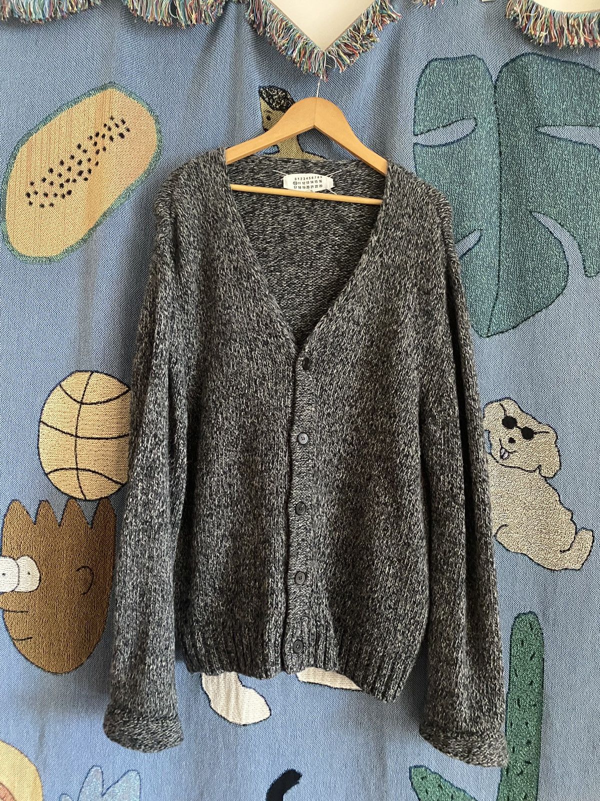 image of Maison Margiela Cardigan Kapital Chrome Hearts Visvim Cpfm in Grey, Men's (Size XL)