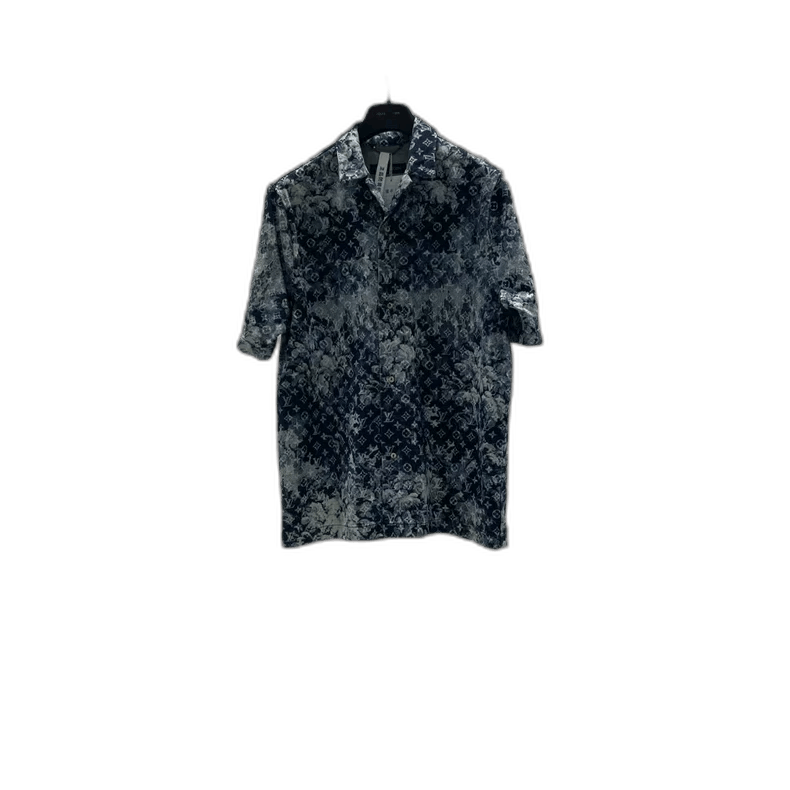 Louis Vuitton Denim Short Sleeve Shirt-2507