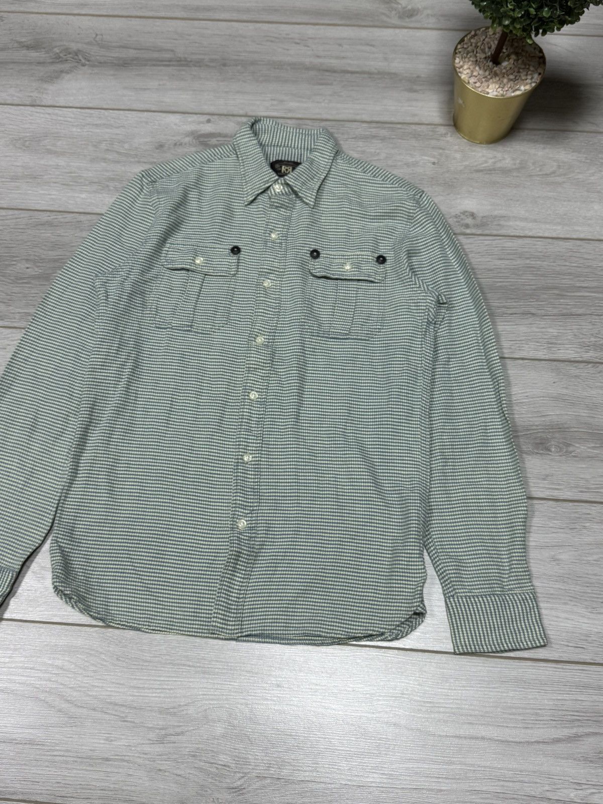 RRL Ralph Lauren RRL Ralph Lauren rancho flannel plaid shirt buttons vintage Size US S / EU 44-46 / 1 - 3 Thumbnail