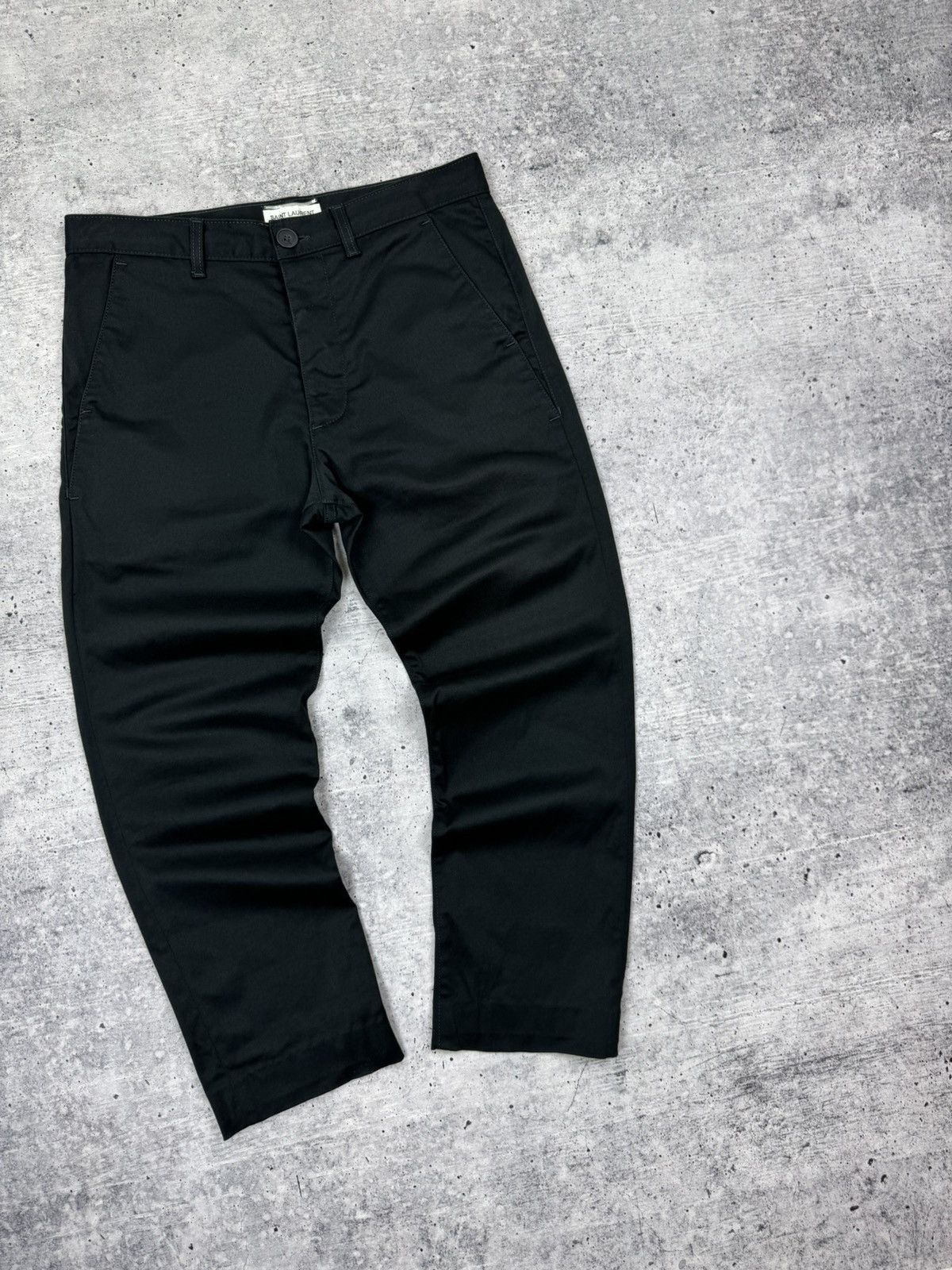 Saint Laurent Paris Vintage Saint Laurent Paris Classic Cropped Pants Trousers Size US 30 / EU 46 - 4 Thumbnail