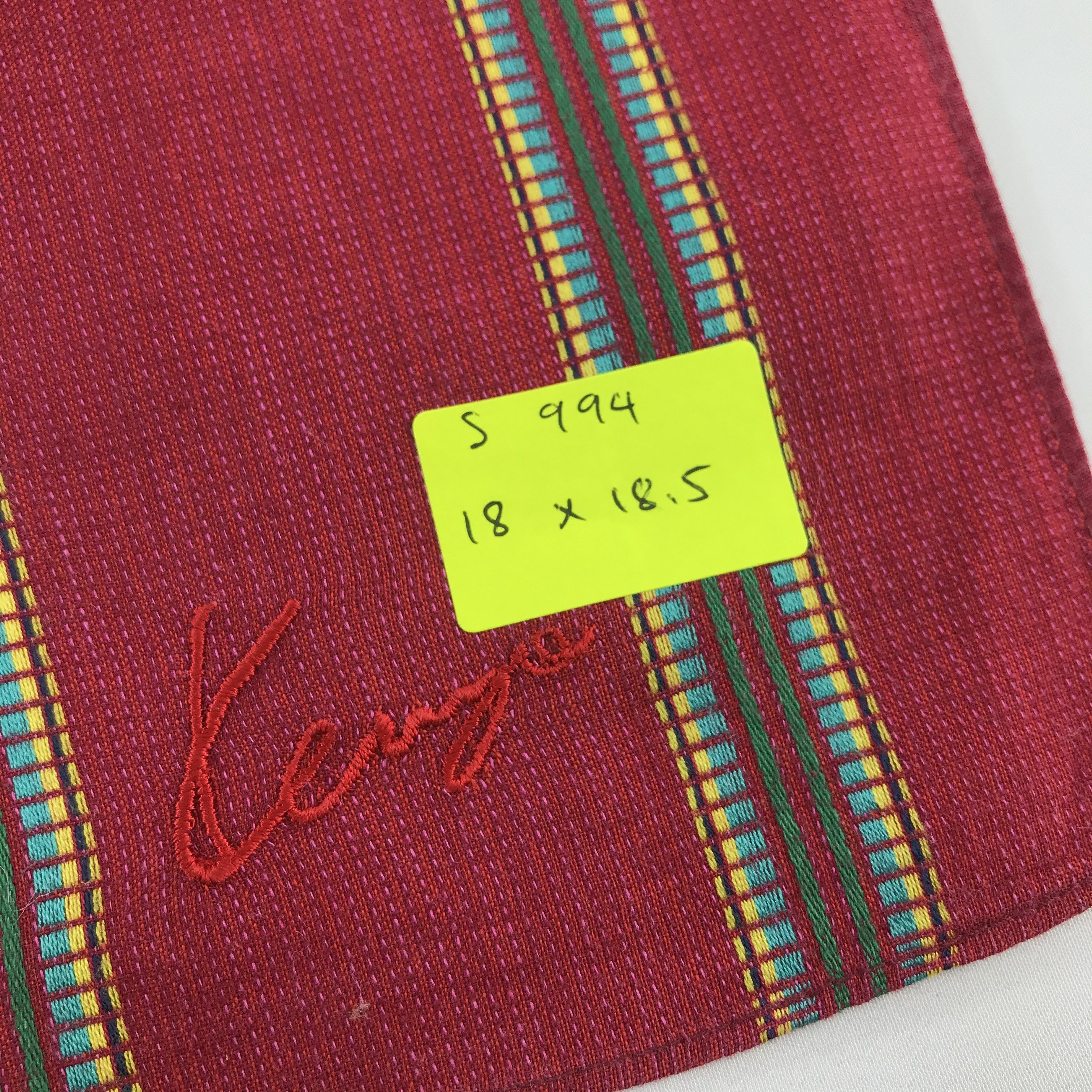 Kenzo × Vintage Kenzo Bandana / Handkerchief / Neckerchief - S994 Size ONE SIZE - 5 Thumbnail
