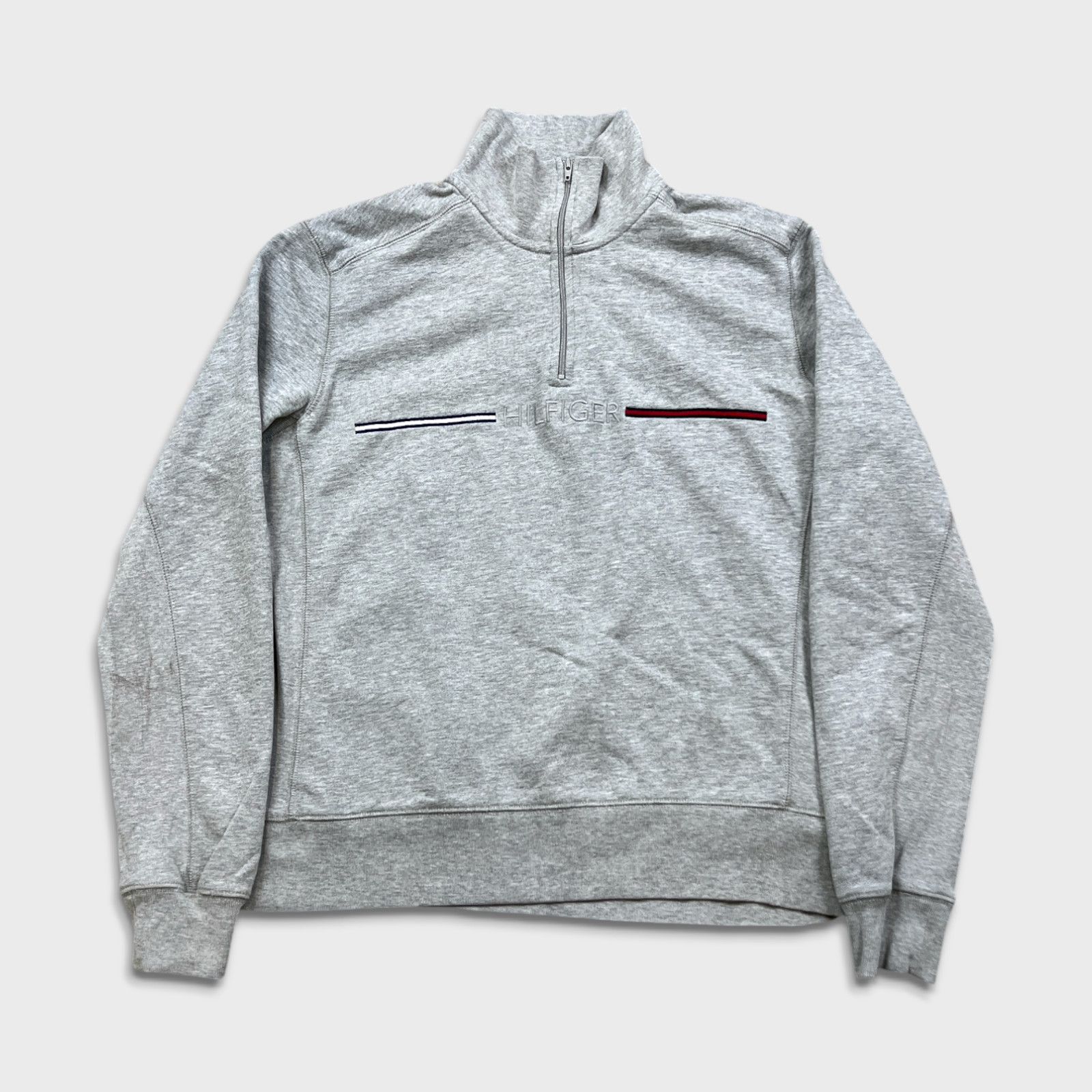 Tommy Hilfiger × Vintage Tommy Hilfiger Sweatshirt XS 1/4 Zip Tommy Flag Pullover Size US XS / EU 42 / 0 - 1 Thumbnail