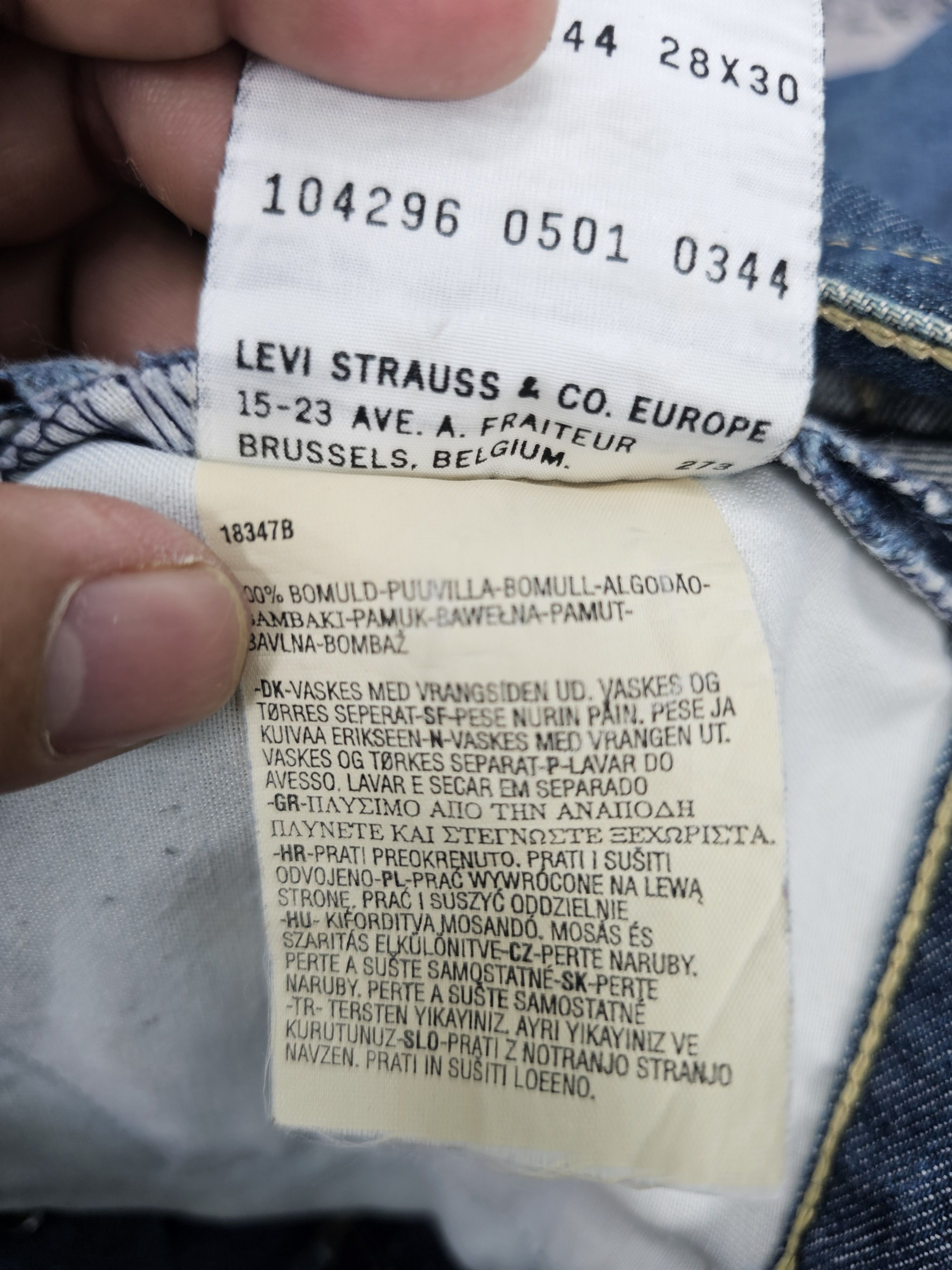 Levi's Vintage Clothing Vtg LEVIS Engineered Regular Cut Twisted Faded Jeans L0541 Size US 28 / EU 44 - 12 Thumbnail