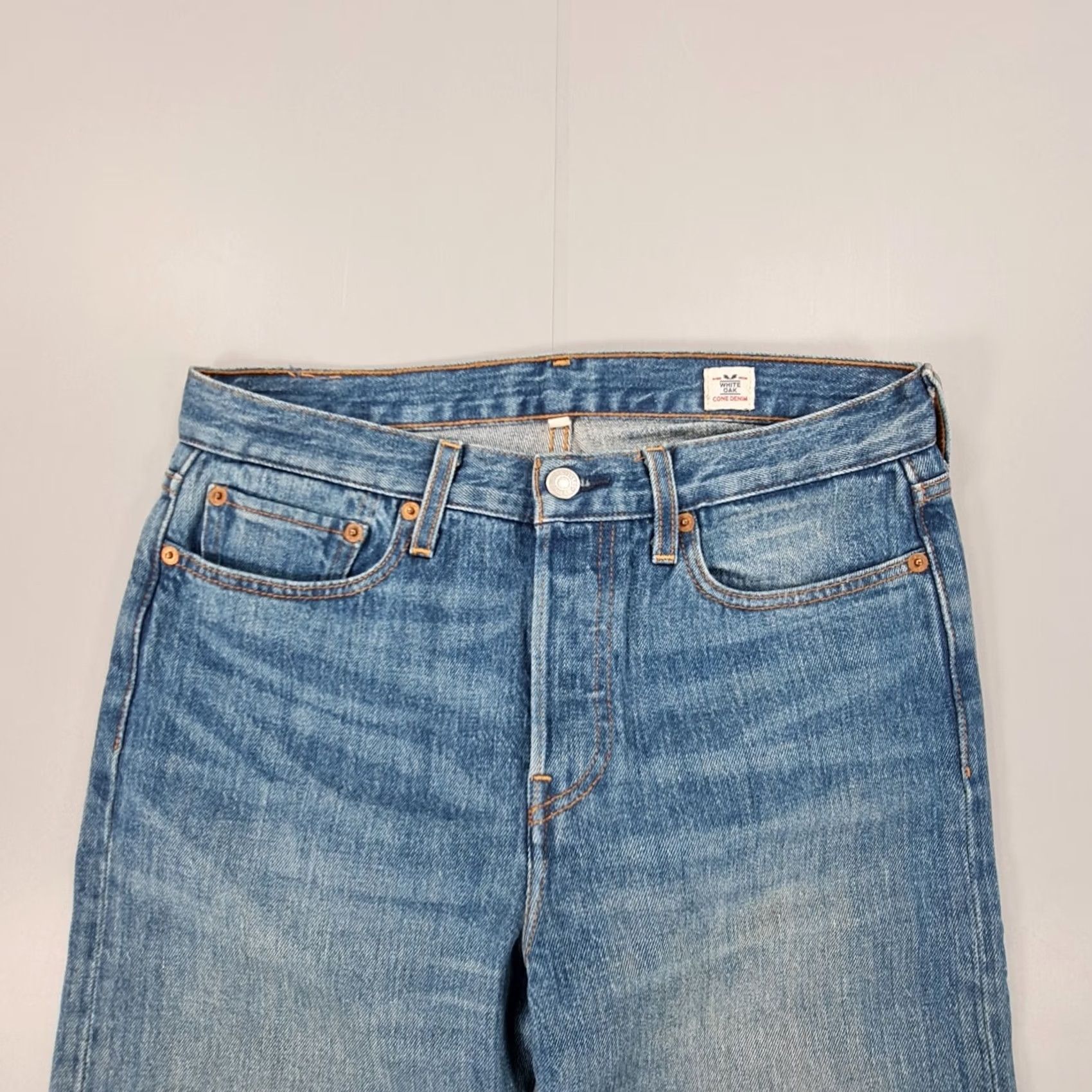 Levi's Levis Jeans Blue W28 L28 Denim Regular 5-Pocket Stretch Tapered Womens Size 28" / US 6 / IT 42 - 2 Thumbnail