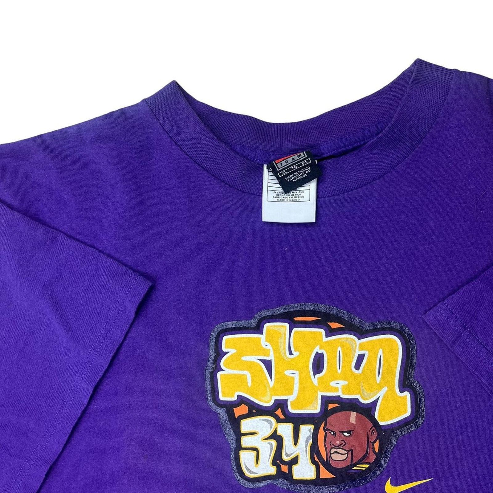 Nike Vintage Nike x Shaq Lakers Shirt Size US XL / EU 56 / 4 - 1 Thumbnail