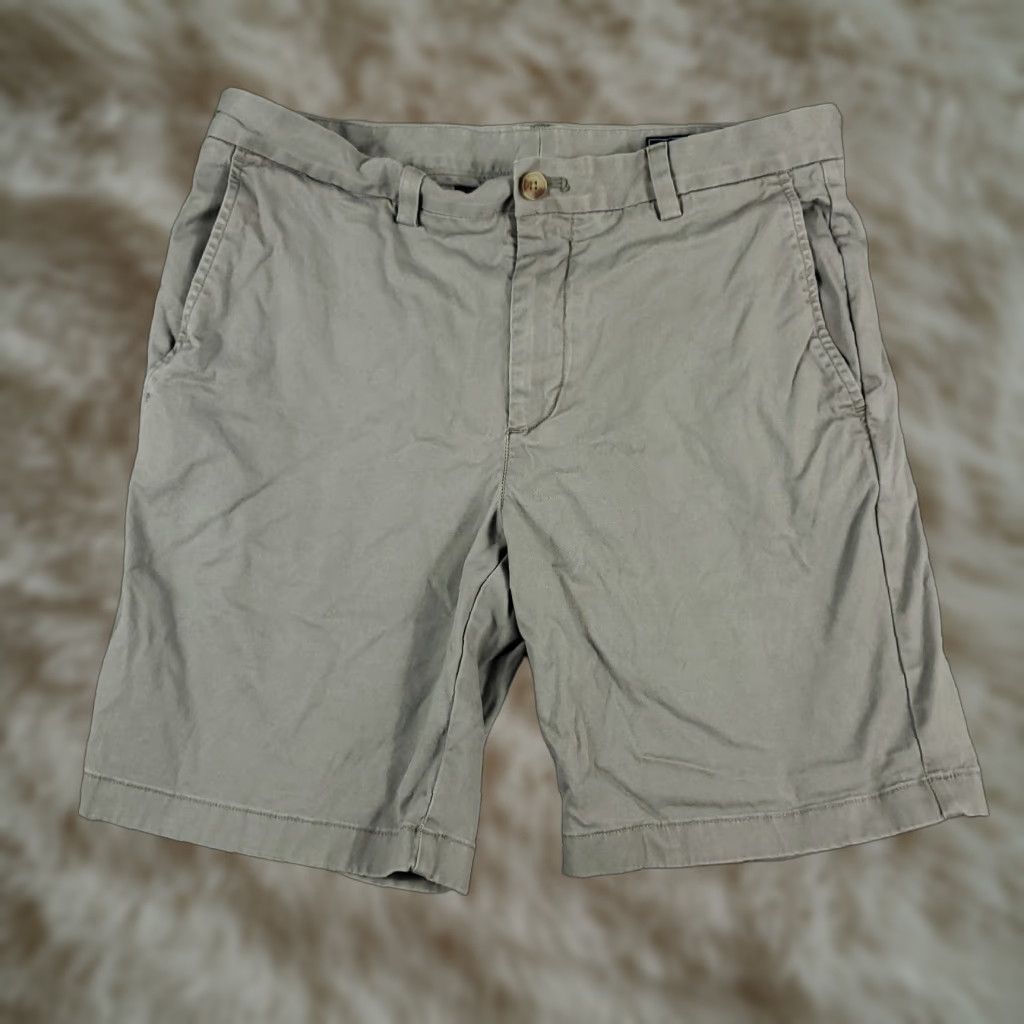 Vineyard Vines VINEYARD VINES Shorts Mens Size 33 Flat Front Chino Gray Casual Spring Summer Fall Winter Size US 33 - 1 Thumbnail