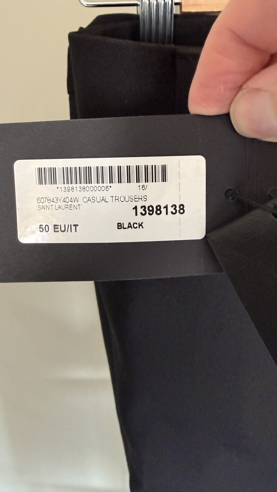 Saint Laurent Paris Saint Laurent classic trousers Size 50R - 4 Thumbnail