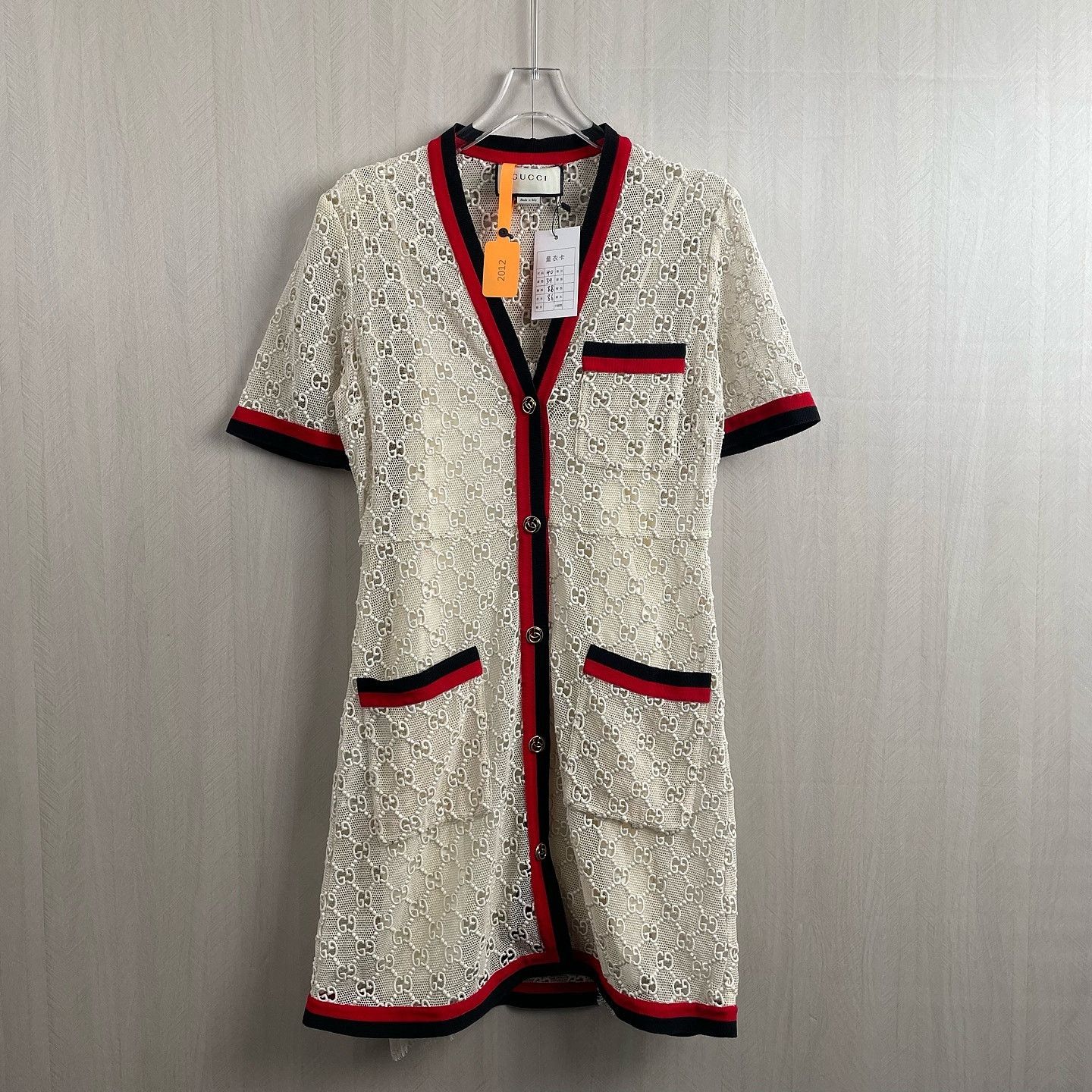 Gucci Gucci GG Lace Button-Up Dress Size 40 Size S / US 4 / IT 40 - 1 Thumbnail