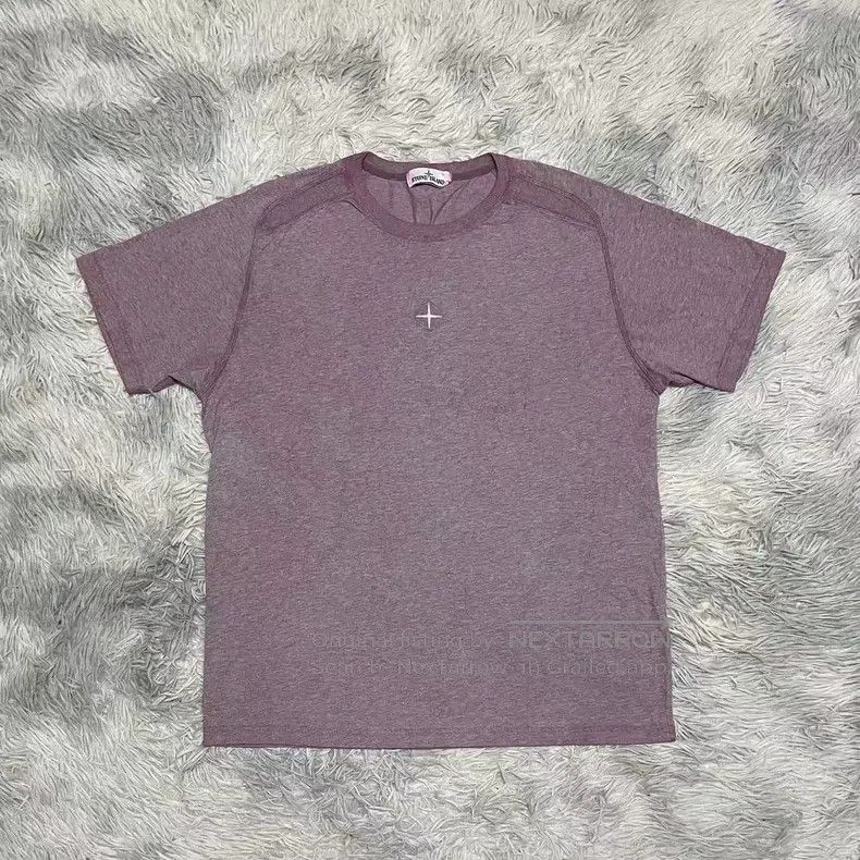 Stone Island Stone Island Dust Dyed Short Sleeve T-Shirt Red XXL Size US XXL / EU 58 / 5 - 1 Thumbnail