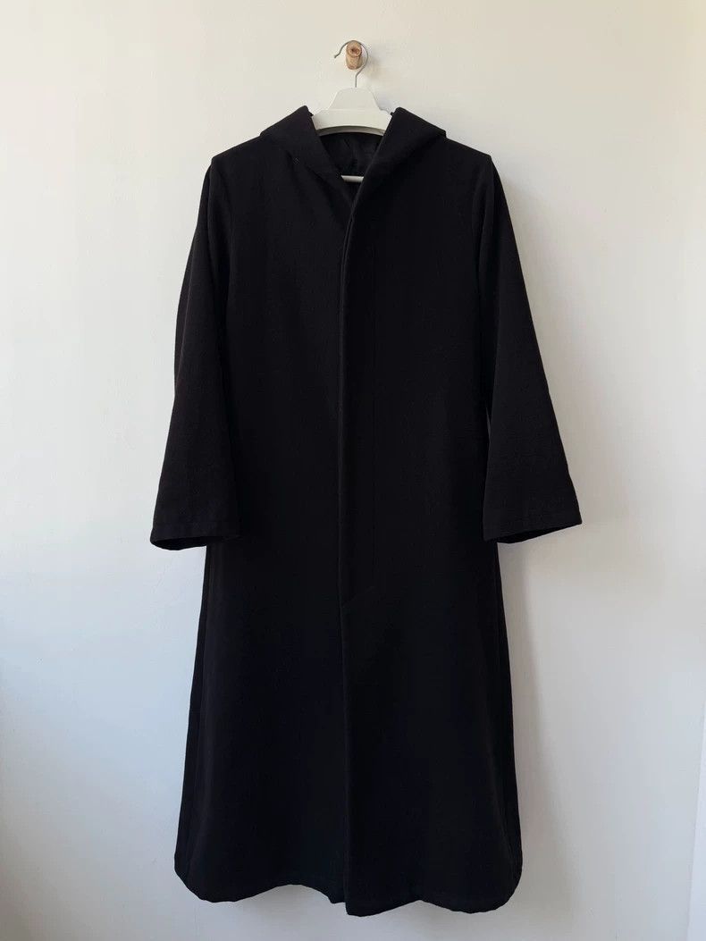 Yohji Yamamoto Yohji Yamamoto Yohji Yamamoto Wool Long Coat with Hood Size US M / EU 48-50 / 2 - 1 Thumbnail
