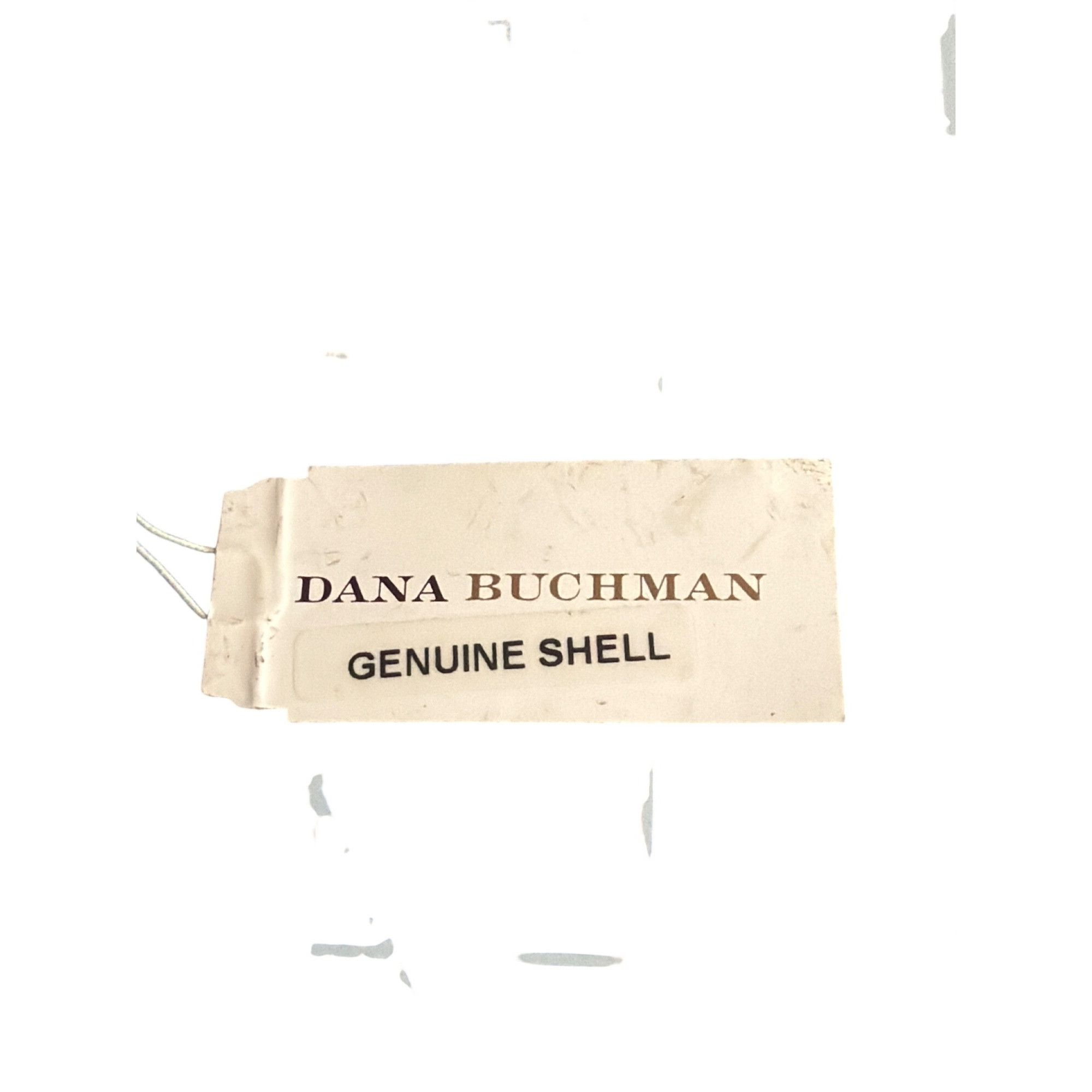 Other Dana Buchman Genuine Shell Stretch Bracelet Chunky Silver To Size ONE SIZE - 6 Thumbnail
