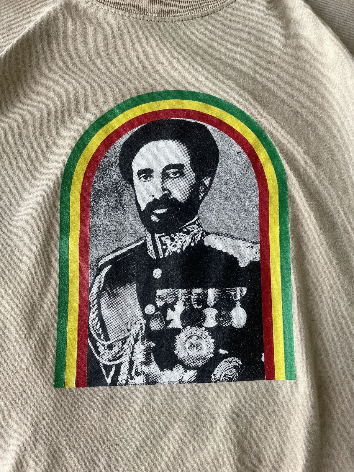 Vintage Haile Selassie rastafarian vintage tshirt Size US L / EU 52-54 / 3 - 2 Thumbnail