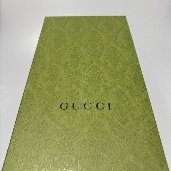 Gucci Gucci Ace GG Embossed Black Leather Sneakers Men’s 12.5 Size US 12.5 / EU 45-46 - 10 Thumbnail