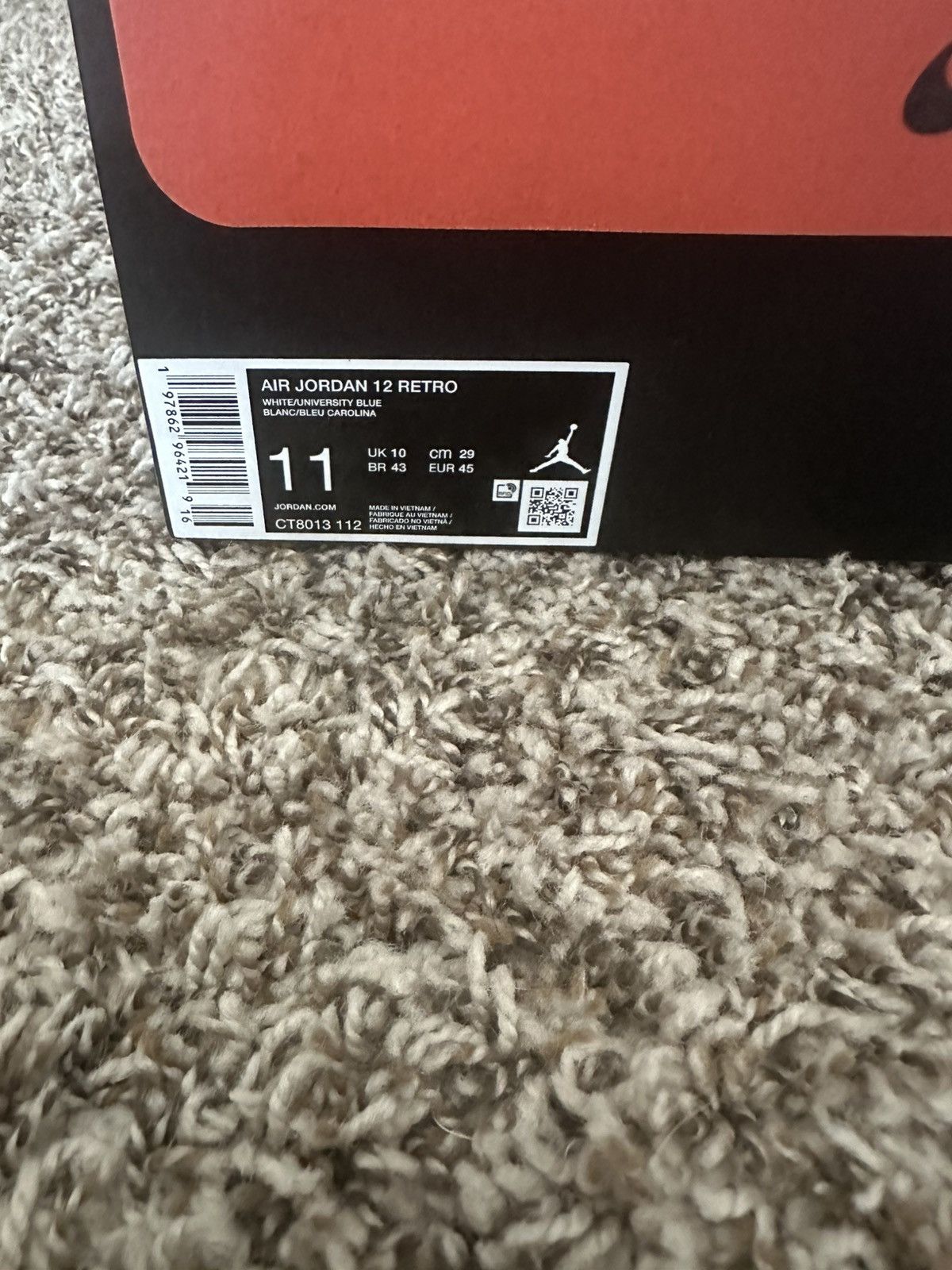Jordan Brand Jordan 12 “melos” Size US 11 / EU 44 - 1 Thumbnail
