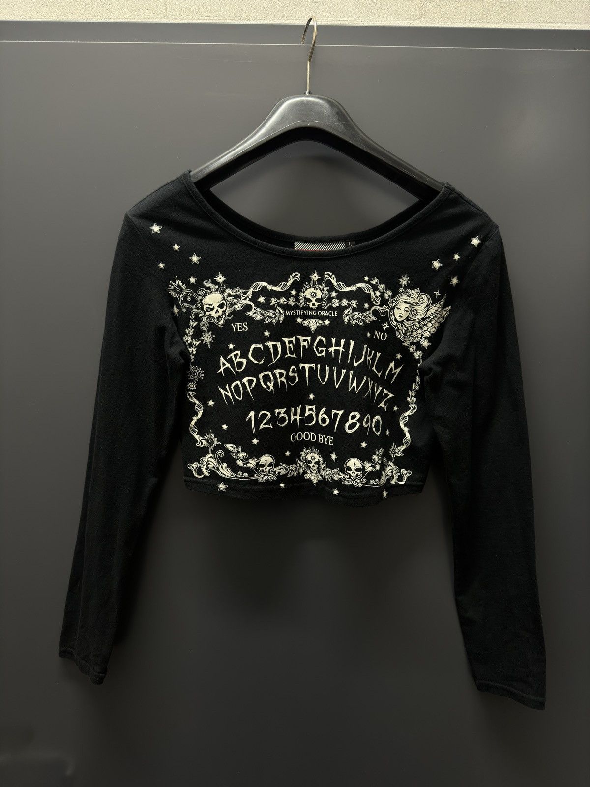 Other Avant Garde top blouse crop top satan skulls gothic goth Size L / US 10 / IT 46 - 1 Thumbnail