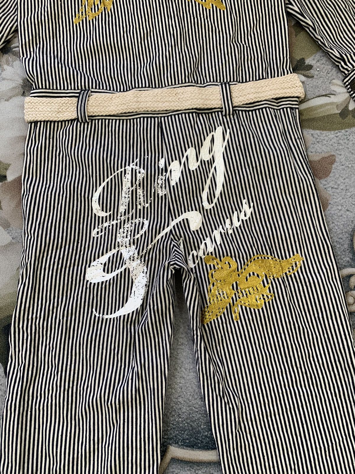 Japanese Brand Dia Star Cozy Art Stripes Overall Size US 34 / EU 50 - 8 Thumbnail