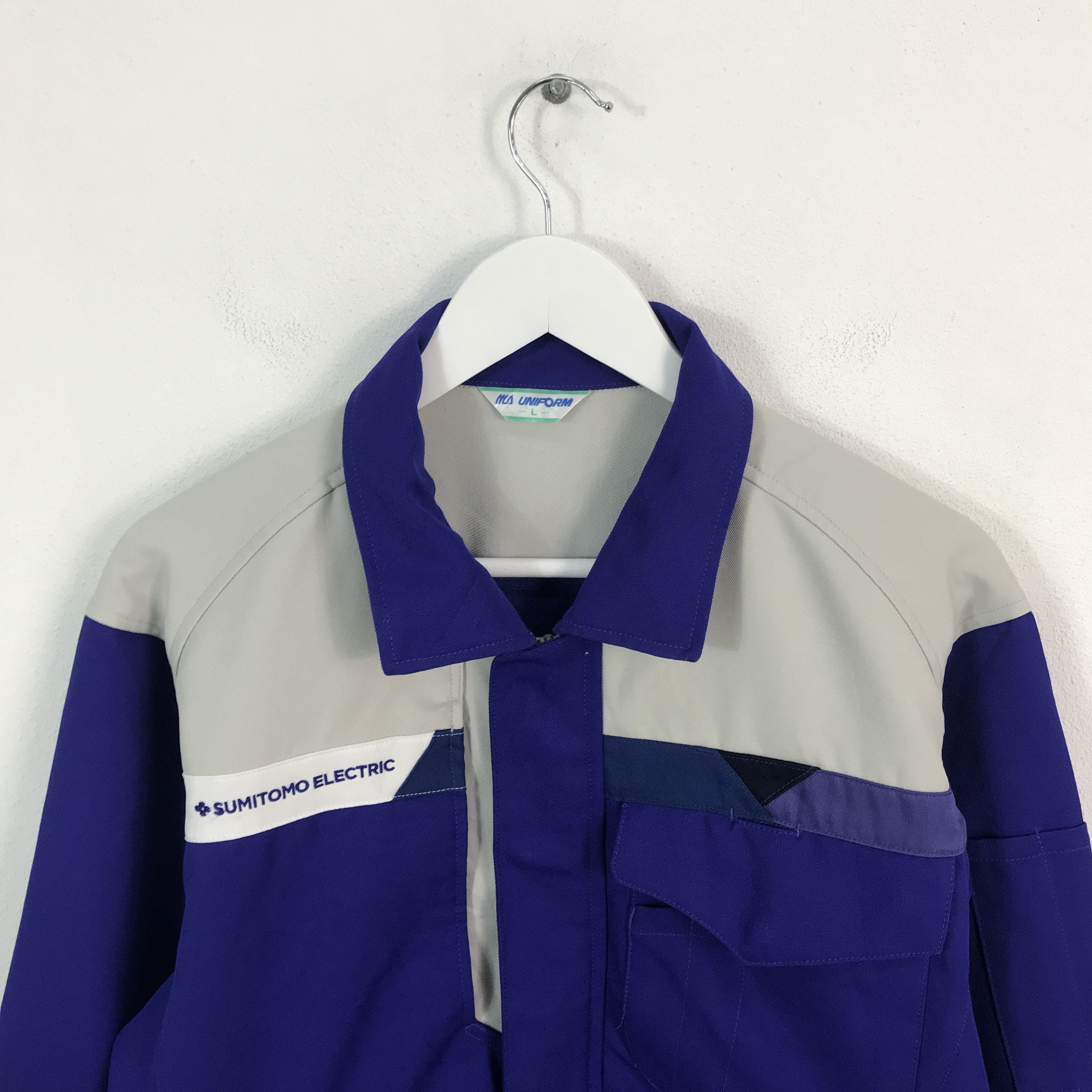 Japanese Brand Sumimoto Electric Worker Uniform Jacket Size US L / EU 52-54 / 3 - 2 Thumbnail