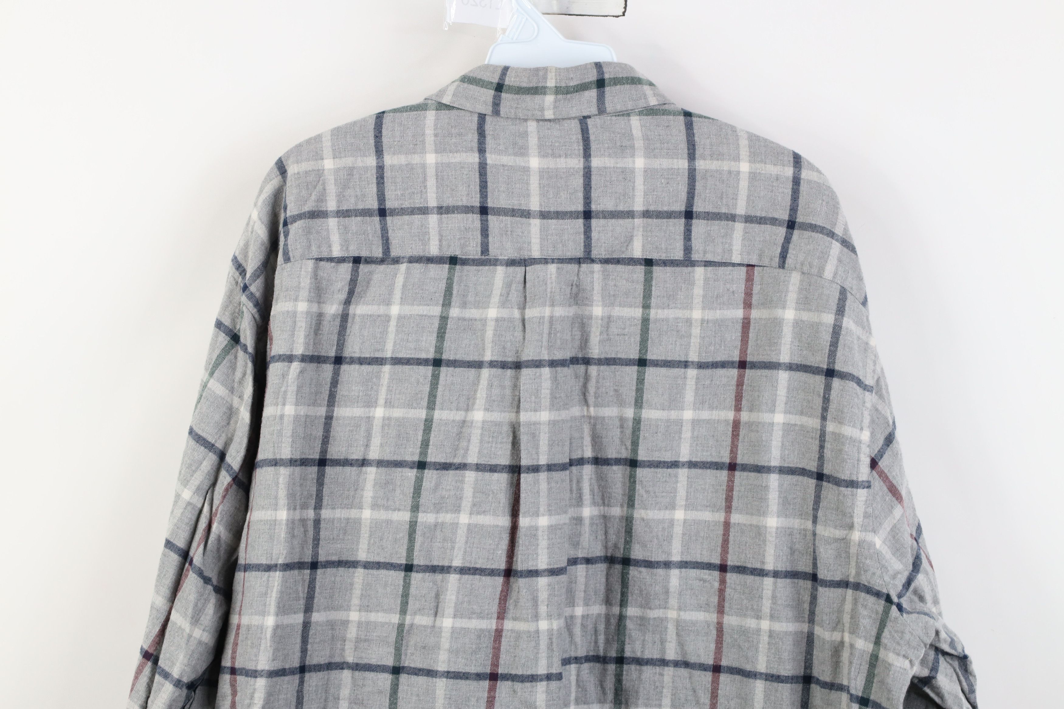 Vintage Vintage 90s Streetwear Collared Button Down Shirt Plaid Size US XXL / EU 58 / 5 - 12 Thumbnail