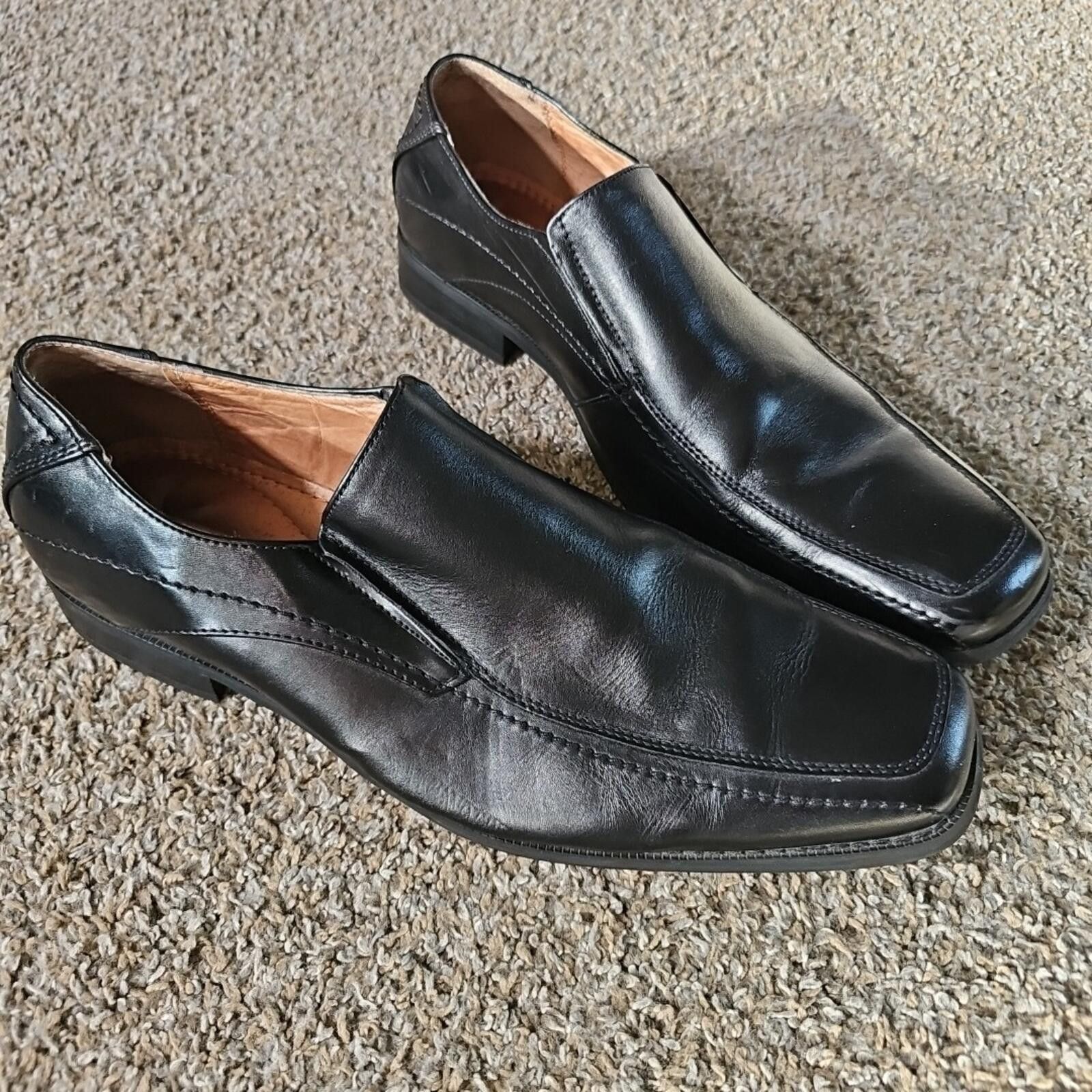 Joseph Abboud Joseph Abboud X173421 14M Black Slip On Dress Shoes Size US 14 / EU 47 - 1 Thumbnail