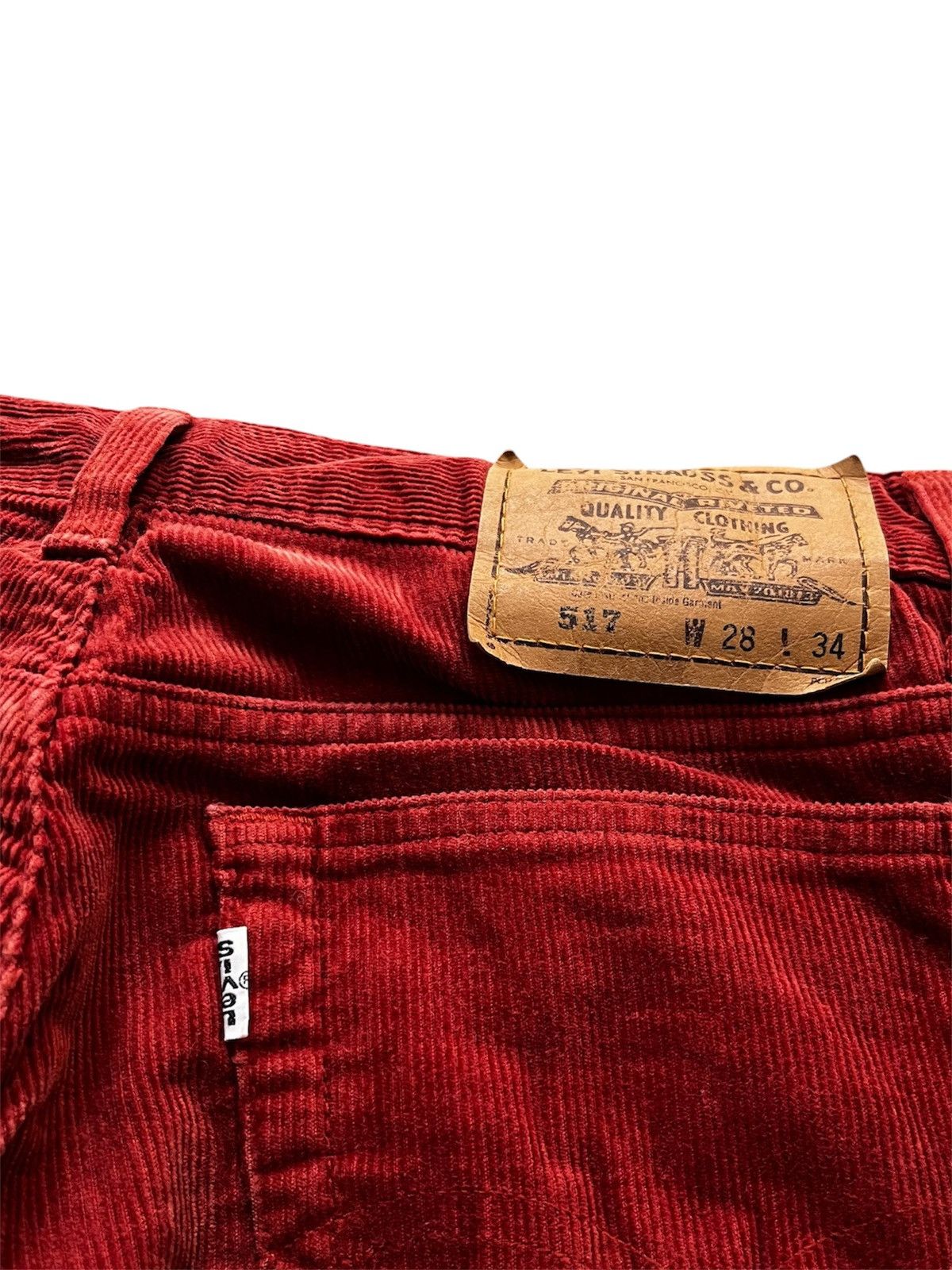 Levi's Vintage Clothing 1997 Levi's Japan Made LVC Corduroy Flared Pants Size US 28 / EU 44 - 3 Thumbnail