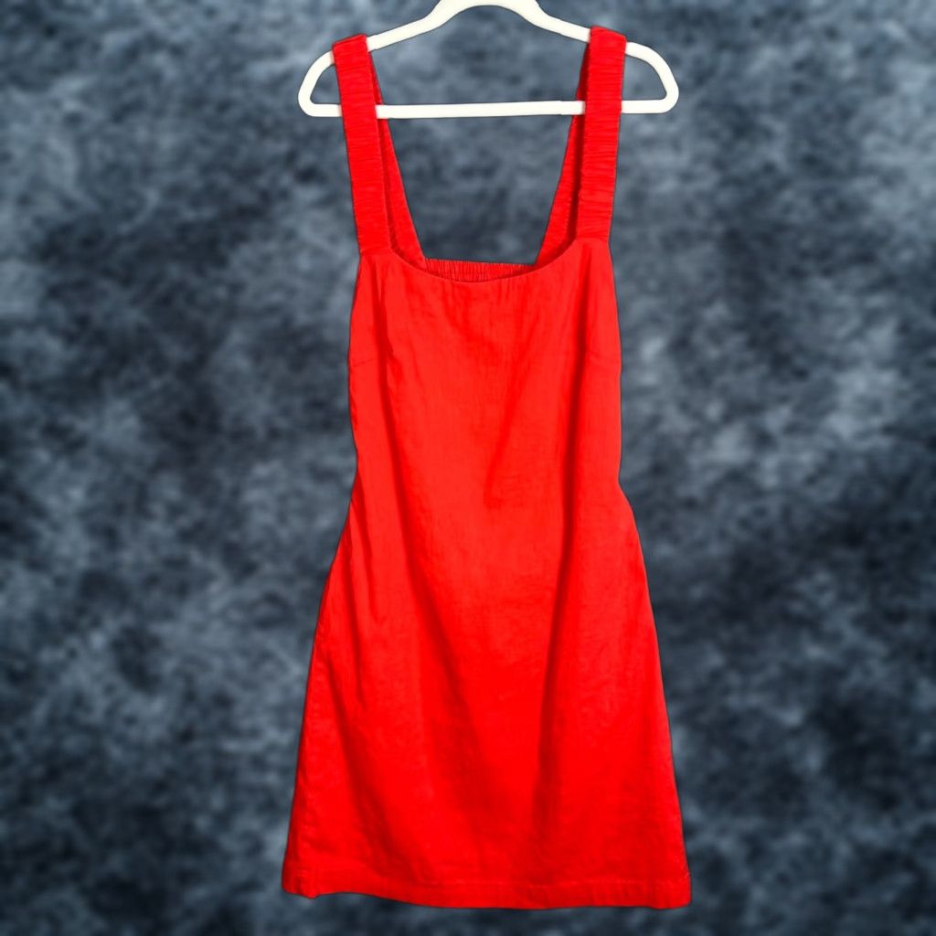 Zara ZARA WOMEN - STRAPPY LINEN BLEND MIDI DRESS | Grailed