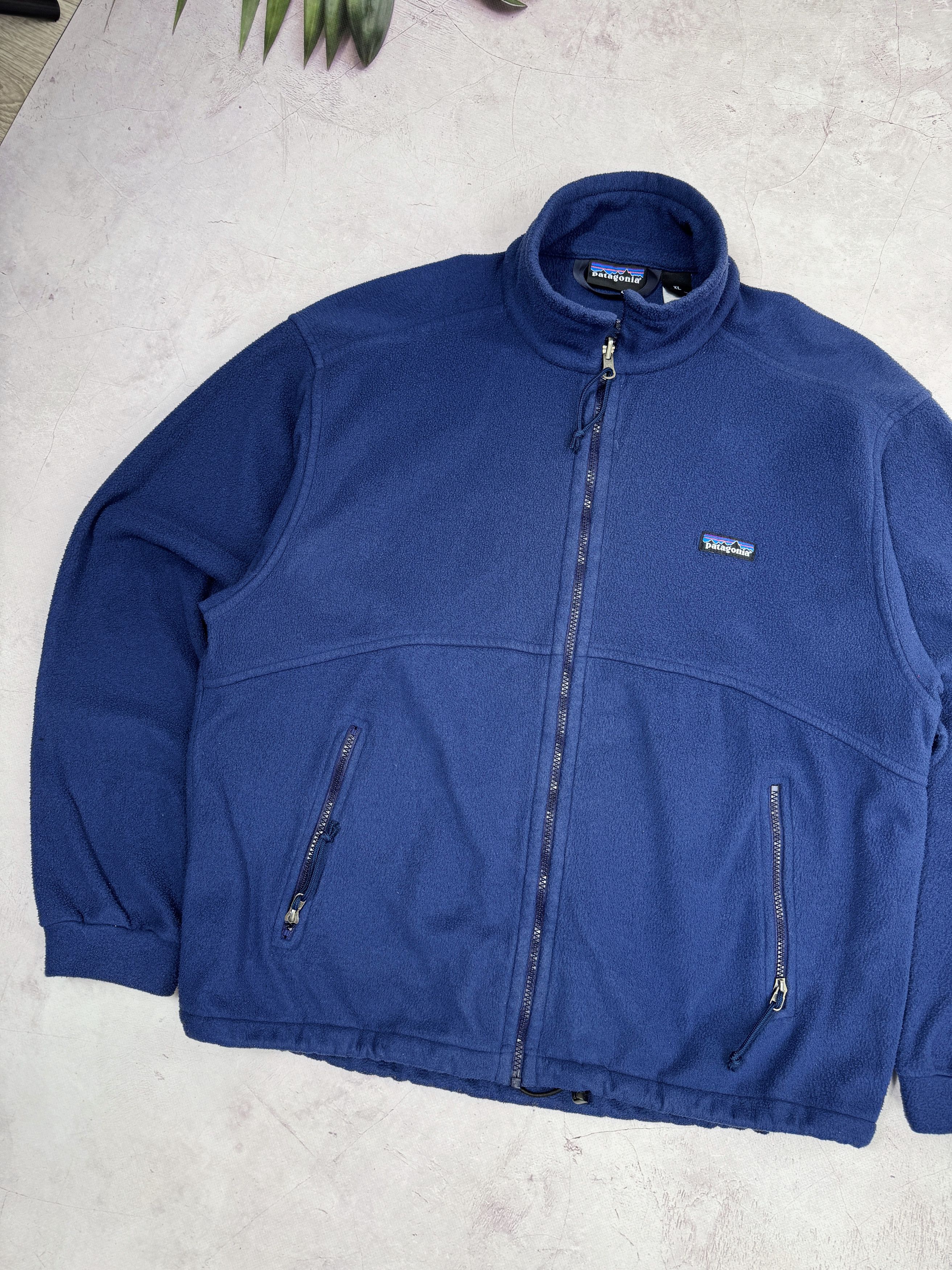Patagonia × Vintage Vintage Patagonia Fleece Jacket Full Zip USA Size US XL / EU 56 / 4 - 2 Thumbnail