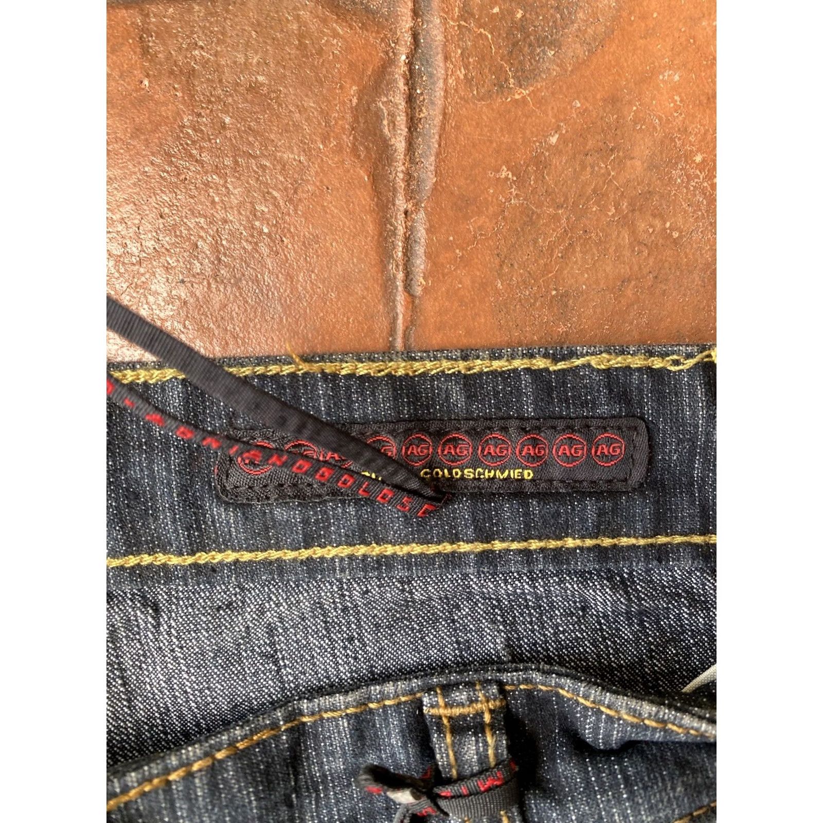 Vintage VINTAGE AG Adriano Goldschmied The Angel Dark Wash Denim Jeans Womens 28R Size 28" / US 6 / IT 42 - 3 Thumbnail