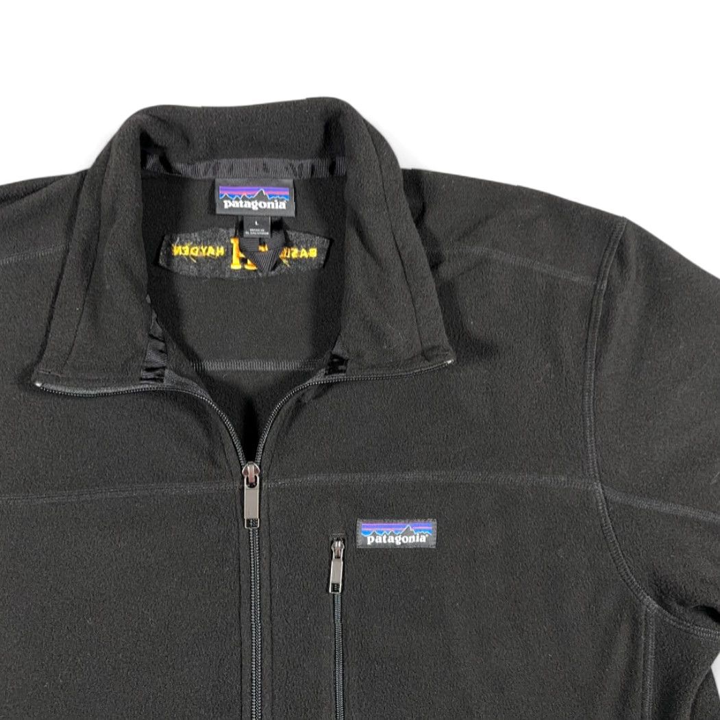 Patagonia Patagonia Jacket Adult LARGE Black Fleece Micro D Basil Hayden Logo Zip Outdoor Mens Size US L / EU 52-54 / 3 - 2 Thumbnail